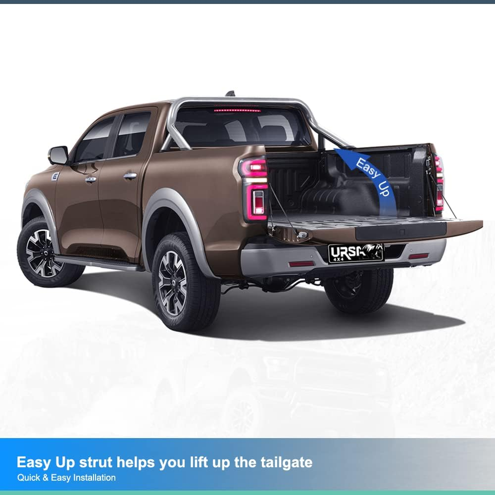 Easy up & Slow down Tailgate Struts for Mitsubishi Triton MQ/MR 2015-2023 image number 2