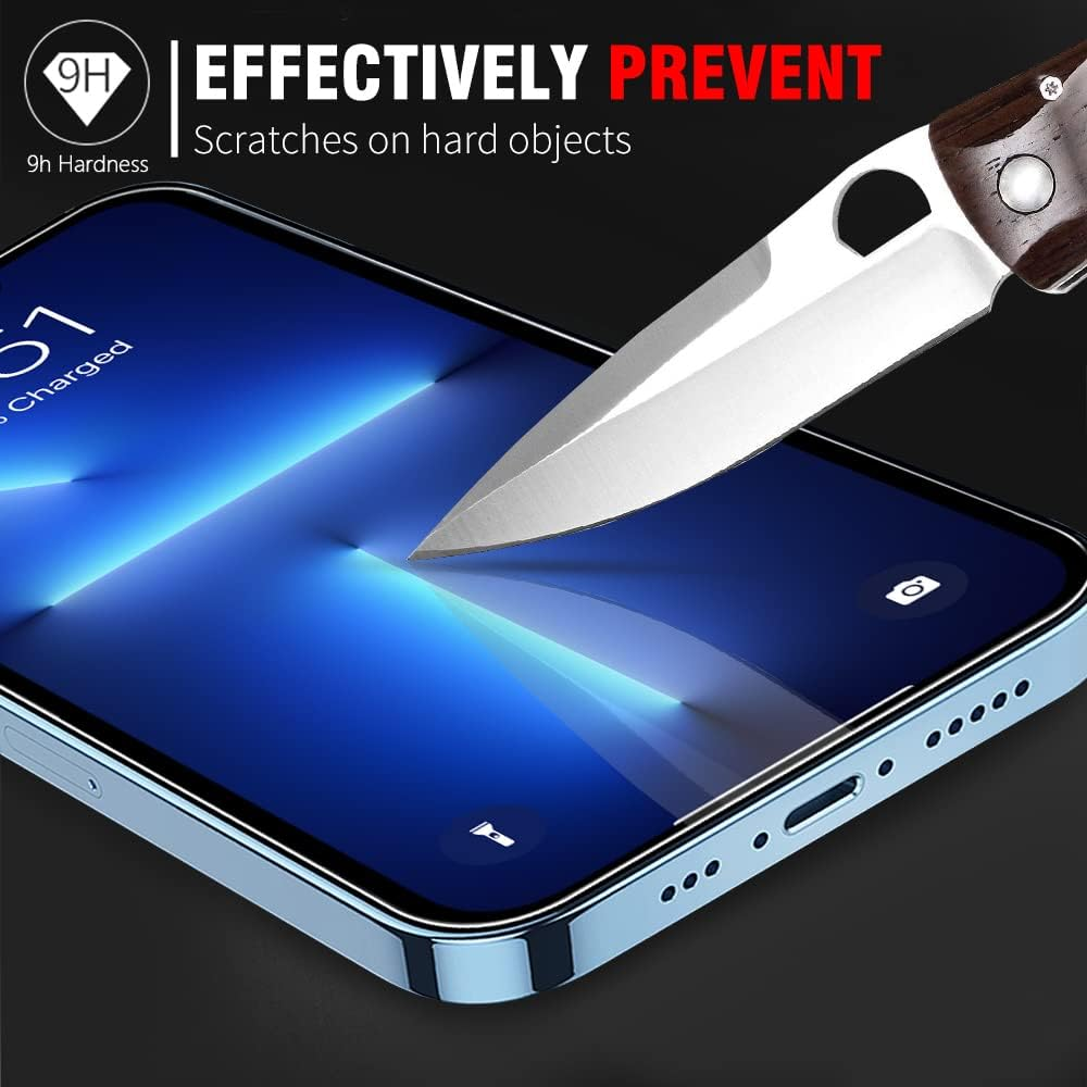 Eastele Iphone 12/12 Pro 6.1-Inch Tempered Glass Screen Protector, Japanese Glass, 2-Pack image number 6