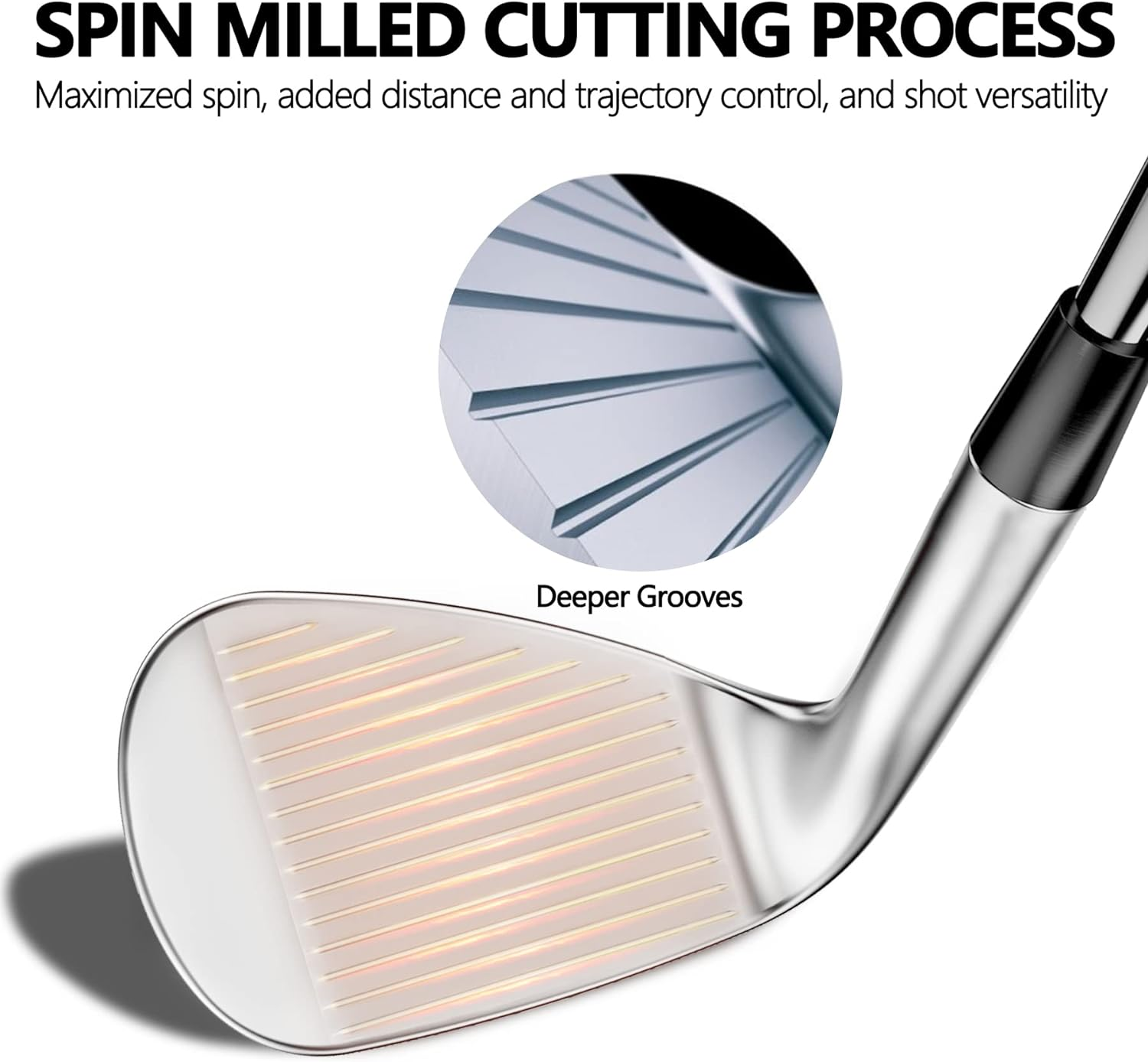 Wedge Set - 52&deg;, 56&deg;,60&deg; Degree Wedge Right Hand -Gap Wedge and Sand Wedge and LOB Wedge - POSSOT Golf image number 4