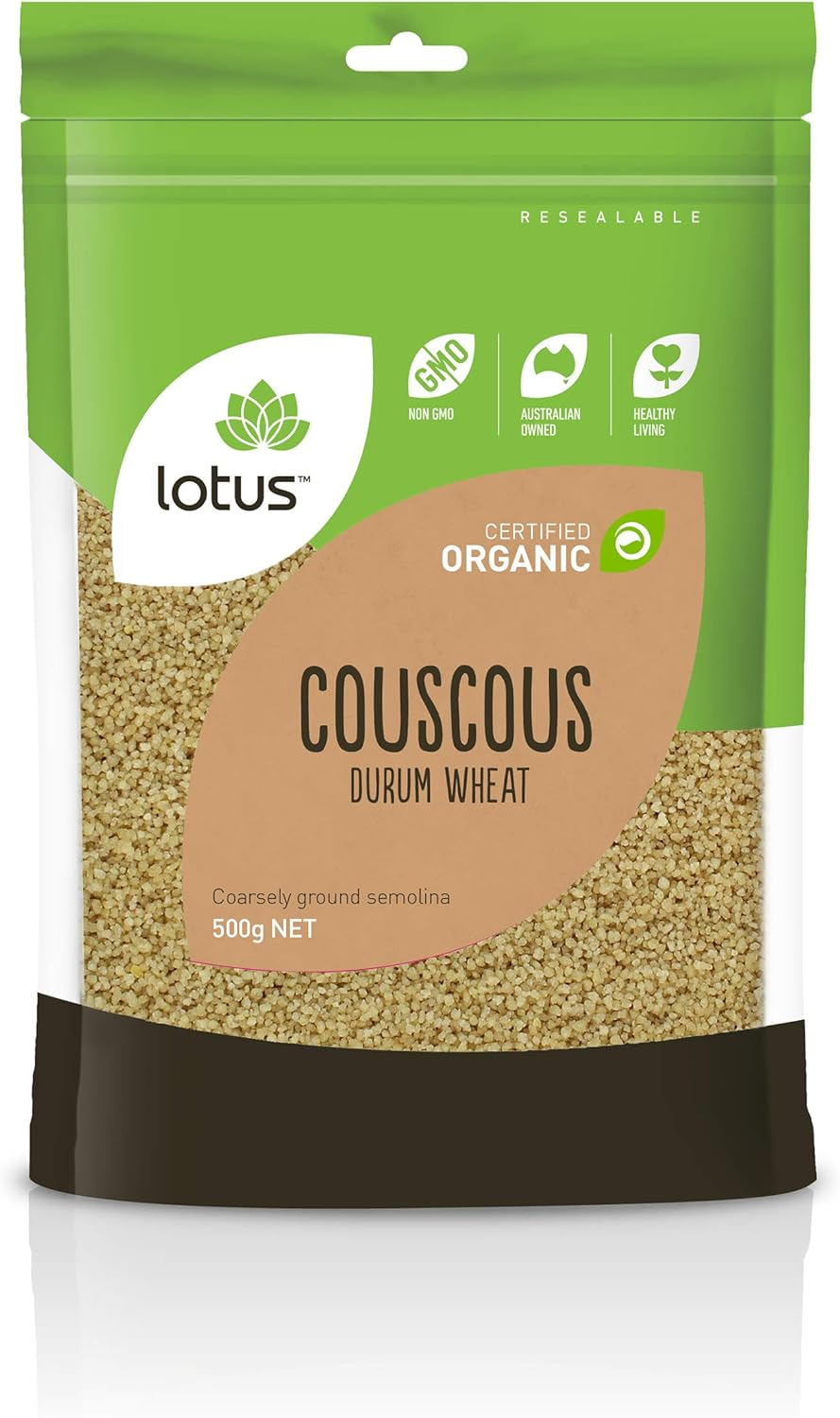 Lotus Organic Durum Wheat Couscous 500 G, 500 G