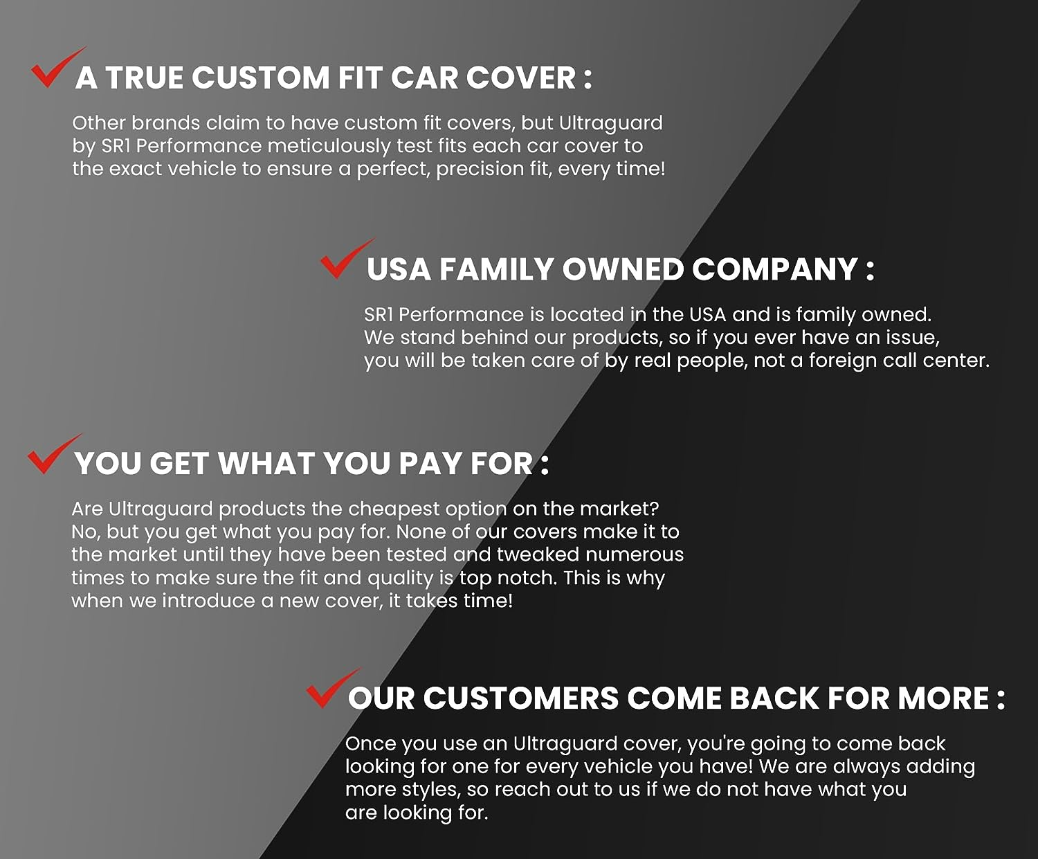 2008-2023 Dodge Challenger Indoor/Outdoor Car Cover - Ultraguard plus 300 Denier UV Protection Water Resistant - Custom Fit for All SXT, GT, R/T, Scat Pack, Hellcat Redeye & Widebody (Red/Black) - Gray,Black image number 5