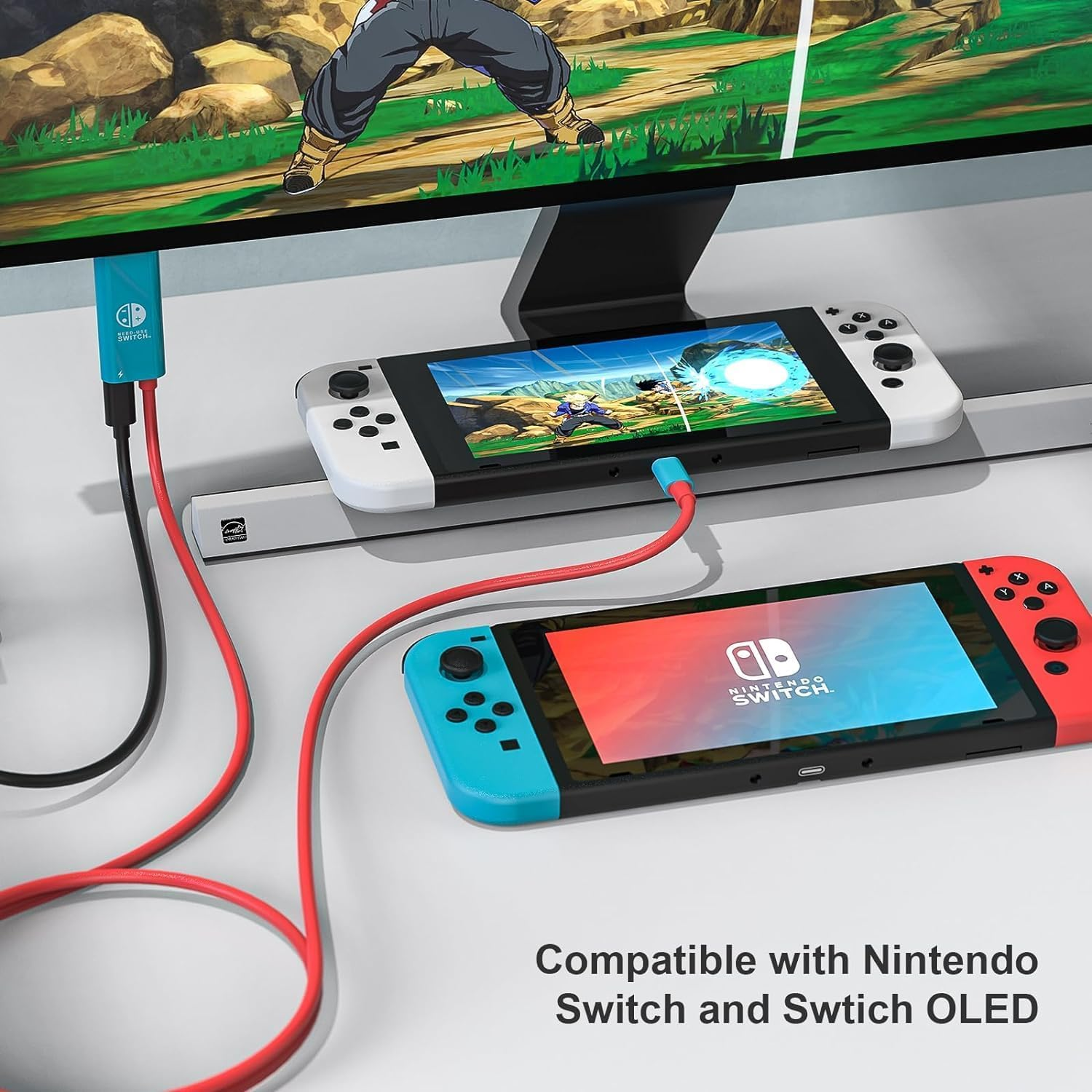 Switch Hdmi Adapter (Black & White) image number 5