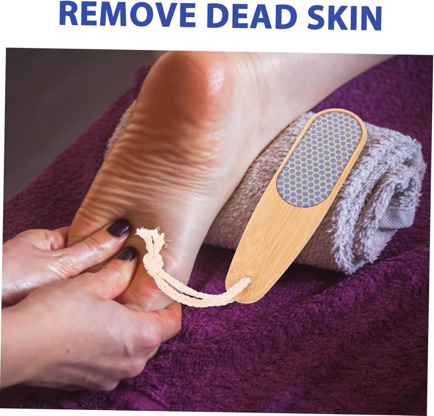 Pedicure Foot File Tool for Home Use Nano Callus Remover Handle Dead Skin Exfoliator for Smoother Feet image number 5