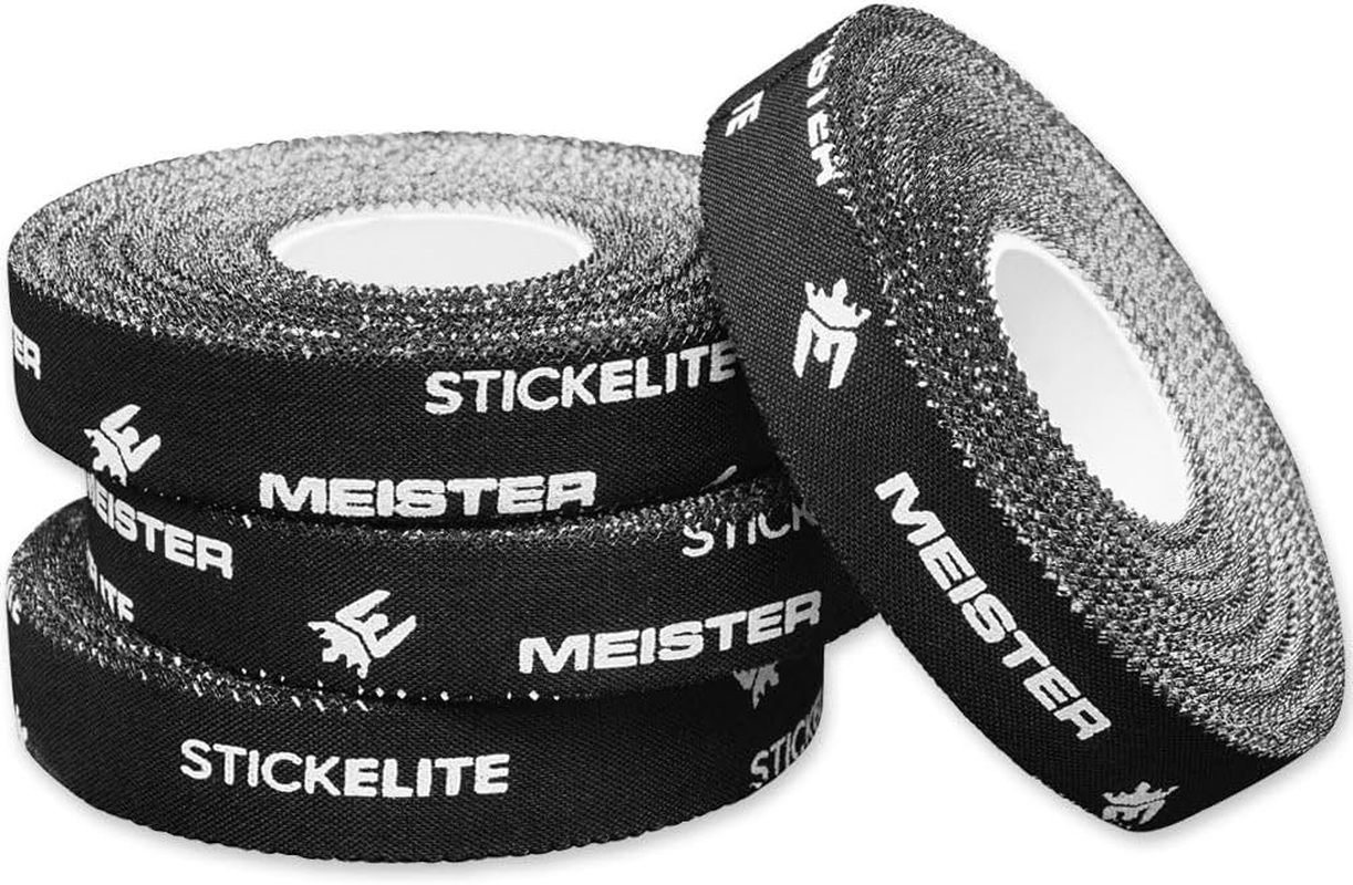 Meister Stickelite Professional Porous Athletic Tape for Fingers & Toes - 15Yd X 1/2" - Black - 2 Rolls image number 2