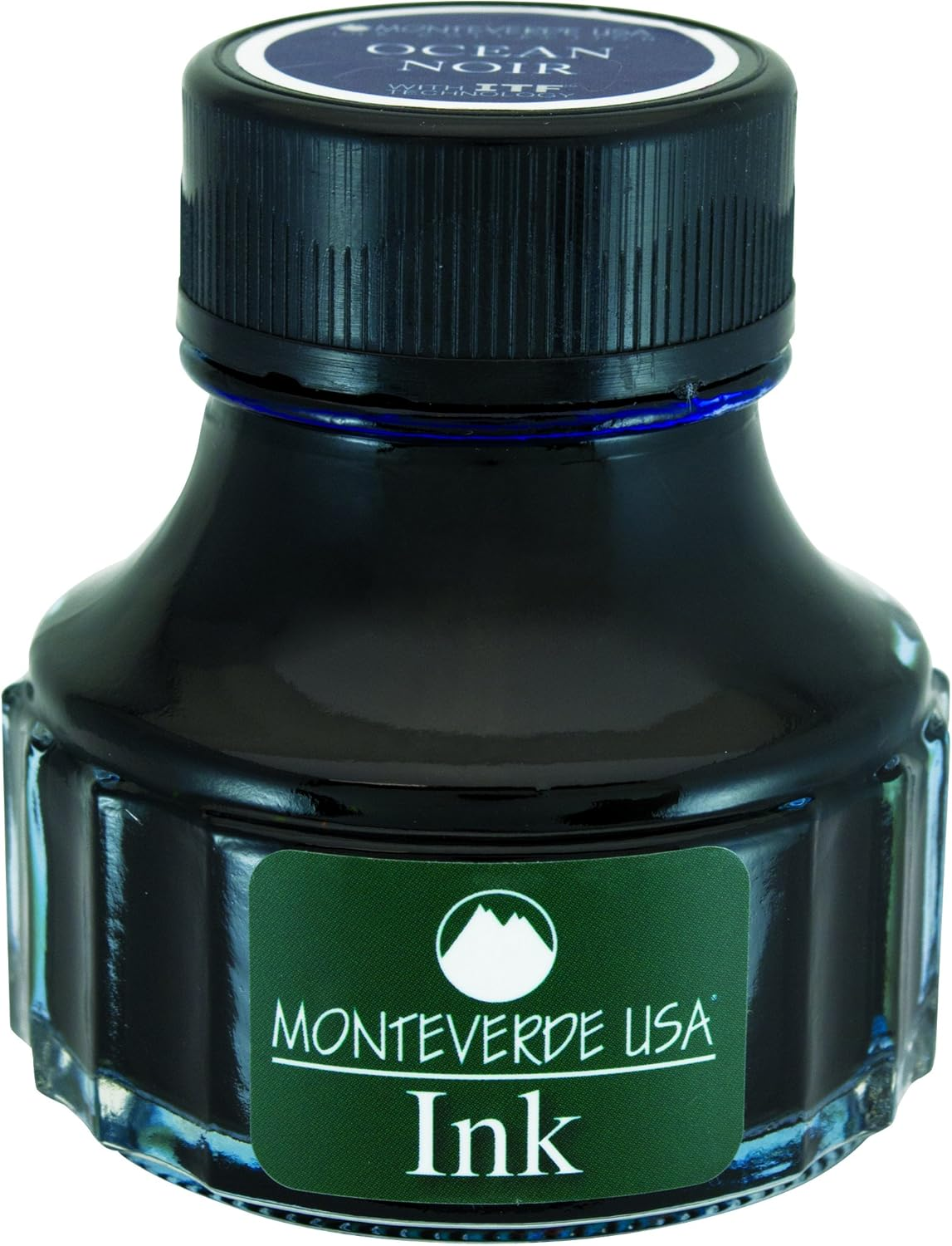 Monteverde Noir Collection 90 Ml Ocean Noir Ink Bottle, Blue-Black