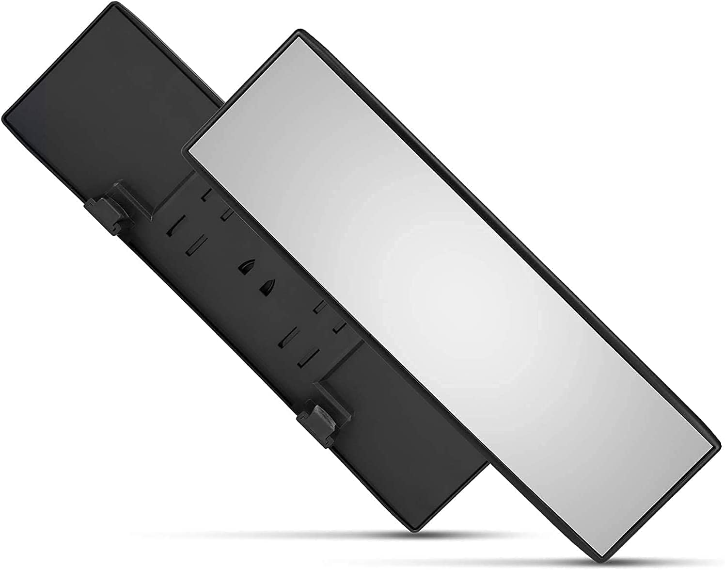 Verivue Universal Panoramic 12-Inch Rear View Mirror, Anti-Glare Wide Angle Car Mirror, Rearview Mirrors Accessory for Baby Rear-Facing, Clear Panoramic Convex Mirrors for Cars and Suvs