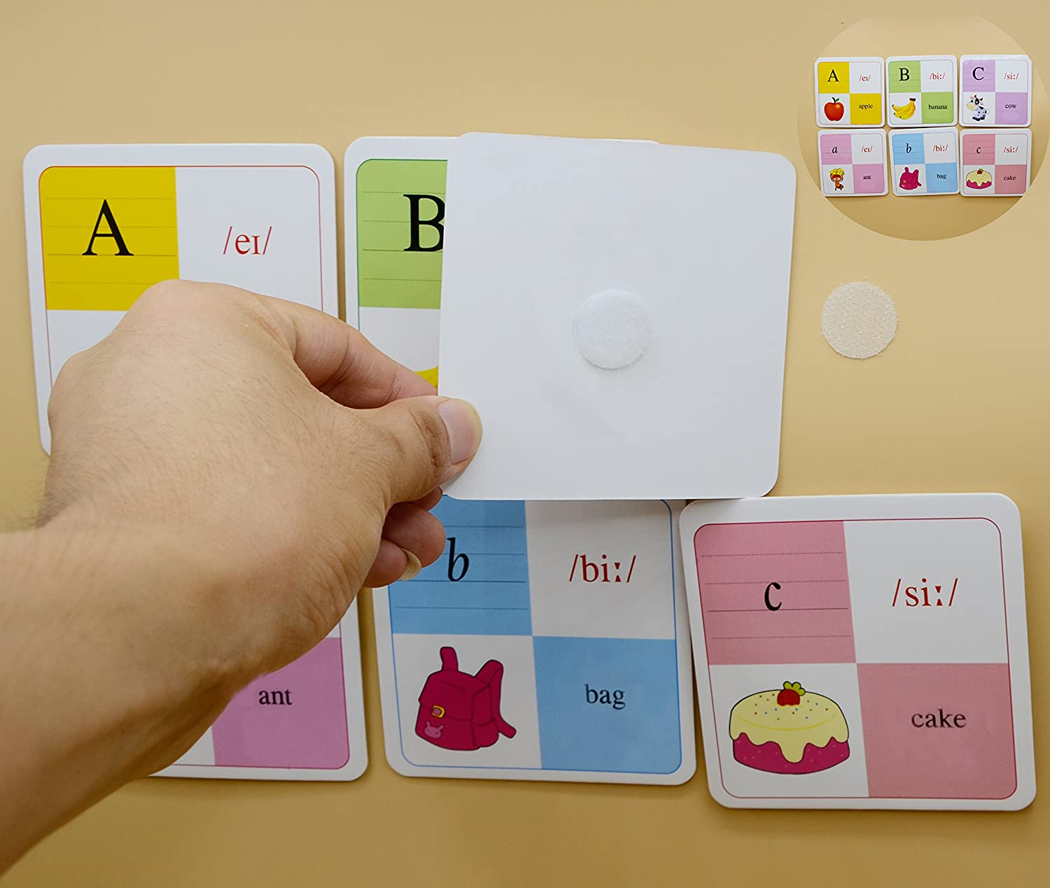 Vkey Adhesive Sticky Back Coins Hook Loop Self Adhesive Dots Tapes Magic Sticky Dots, White, 1Cm/504Pairs image number 4