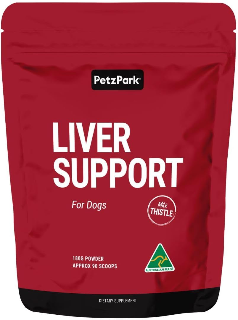 Petz Park Liver Support for Dogs - Dog Supplements Made in Australia - Milk Thistle Supplement for Dogs, Liver Detox - 90 Scoops image number 2