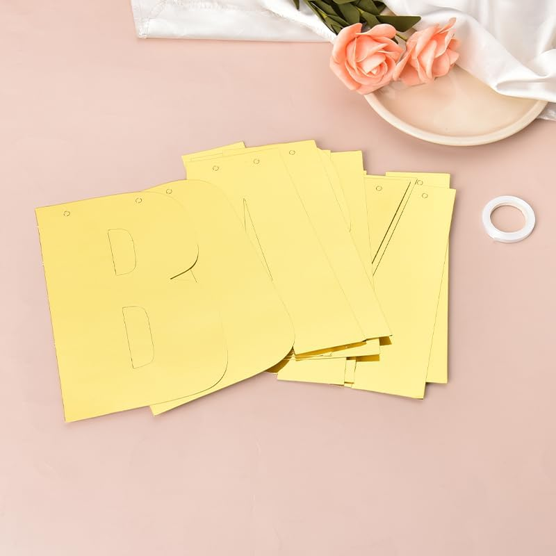 Happy Birthday Decorations Banner for Men Women Gold Glitter Happy Birthday Banner Happy Birthday Banner Home Decor Birthday Party Supplies for Girls Boys Adults Teen Birthday Hanging Sign Wall Banner image number 6