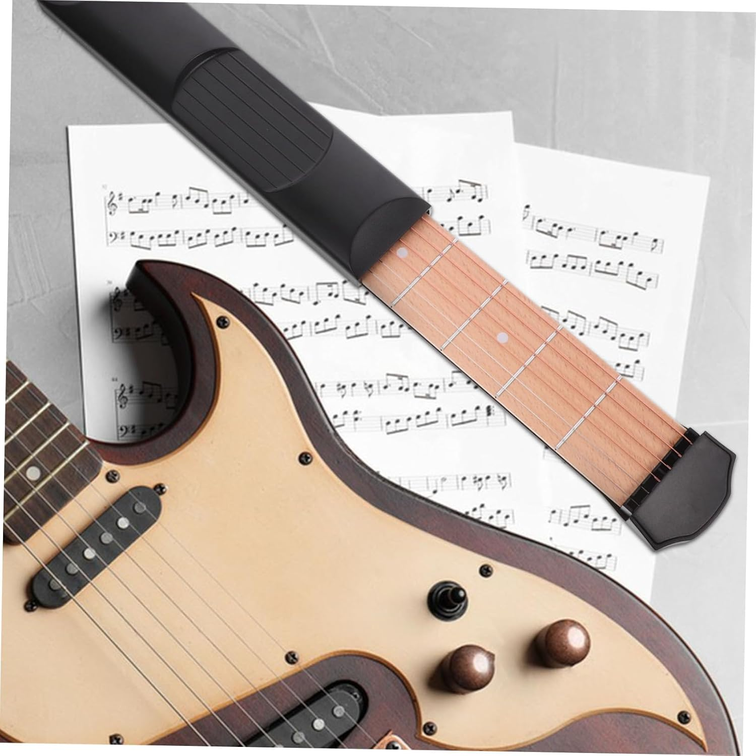 Pocket Guitar Practice Tool Portable Guitar Chord Trainer for Beginners on the Go