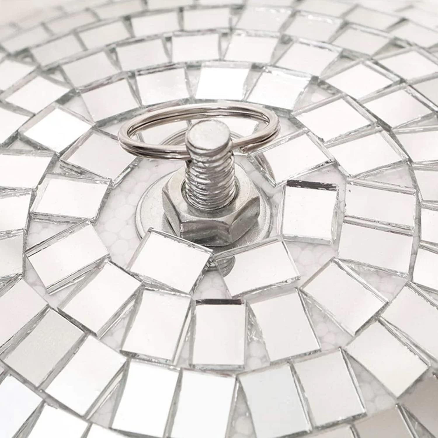 Disco Mirror Ball DJ Light Silver Dance Party Stage Lighting (12 Inch (Diameter 30Cm)) image number 3