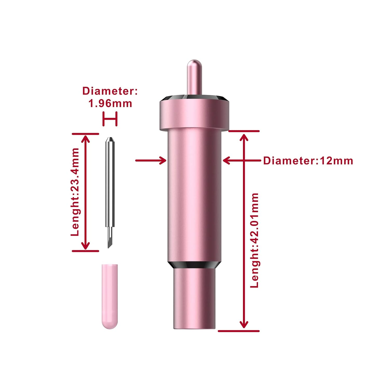 Bonded-Fabric Blade, Explore Fabric Blade, Fabric Bonded Blade and Housing for Cricut Maker 3/Maker/Explore 3/Explore Air 2/Air/One, Bonded Fabric Blade for Cricut Cutting Bonded Fabrics-Polyester, Silk, Cotton, Denim, Felt, Linen and More - Gold image number 4