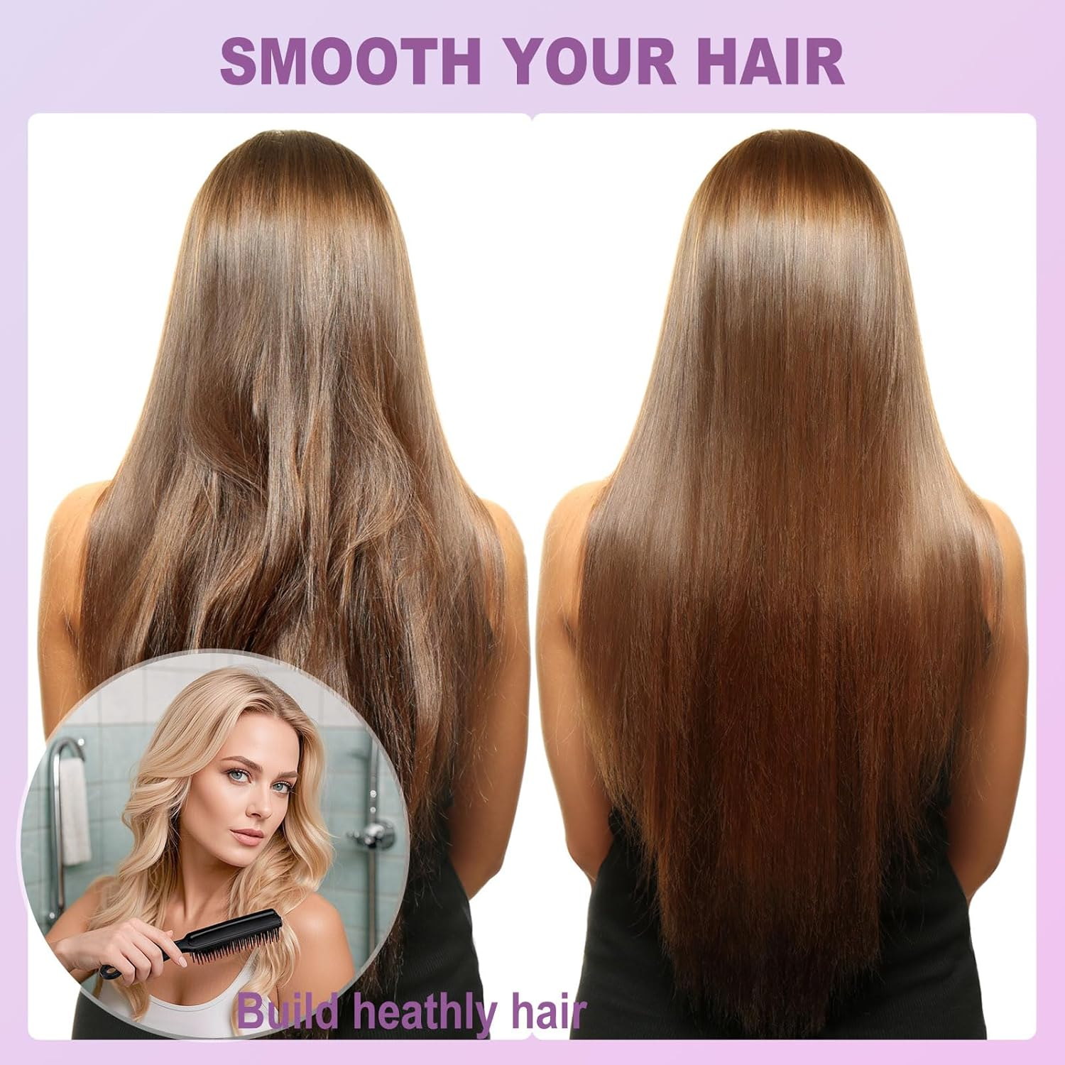 Bulk Hair Brushes for Homeless Individually Wrapped, Hair Brush Bulk, Hair Brush for Curly Hair Suitable for Homeless,Shelter,Air Bnb/Hotel(24 PCS) image number 4