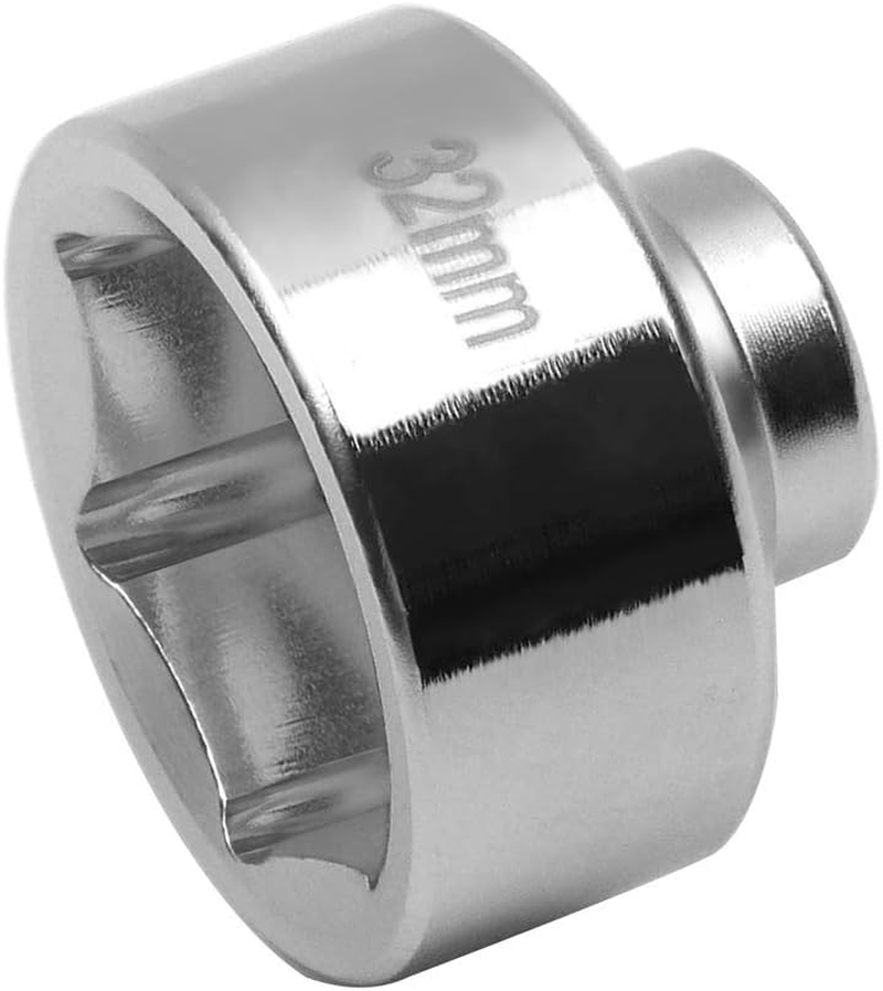 Oil Filter Wrench 32Mm 6 Pt for GM Ecotec 2.2L Volkswagen Pontiac Chevrolet Chrome-Vanadium Oil Filter Wrench image number 4