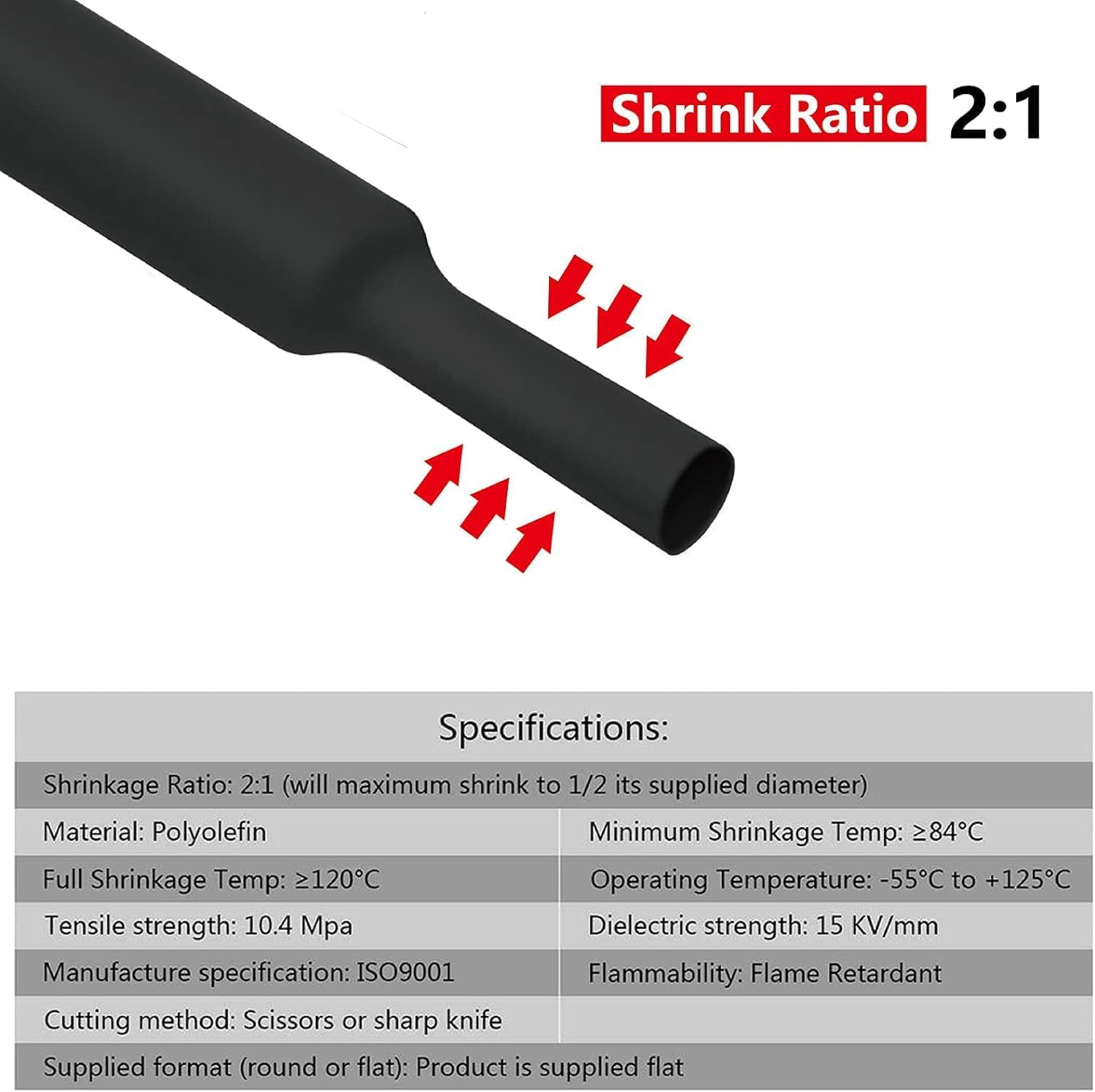 Long Leaf 530 Pcs Heat Shrink Tubing Kit,Waterproof Heat Shrink Tubes Wire Wrap,Self-Solder Wire Connectors,Multicolor Assortment Marine Grade Repair Wire Cable with Storage Case(5 Colors 12 Sizes) image number 6