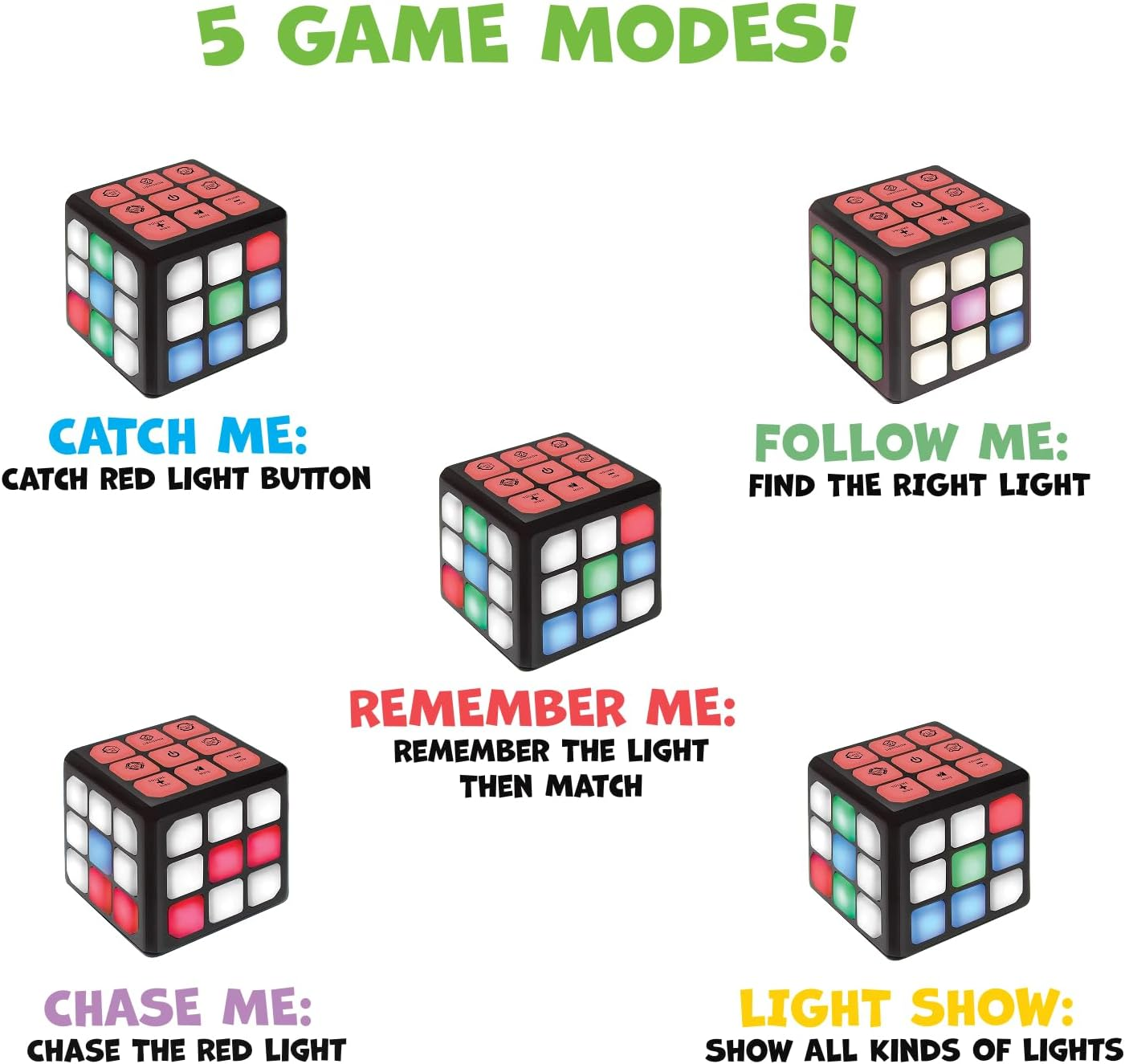 Winning Fingers Flashdash: 4-In-1 Electronic Game for Kids and Adults,Build Brain Cognition & Memory Skills