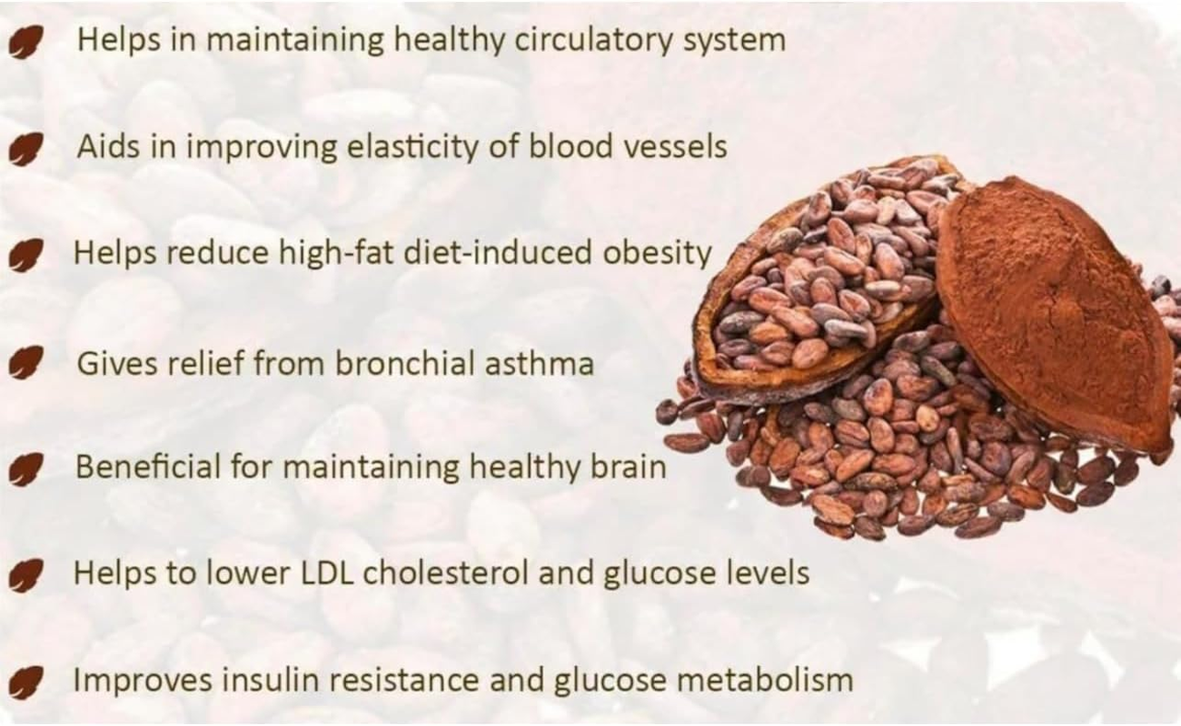 (2Kg) Organic Cacao Powder | Raw Cacao Powder for Baking, Cooking & Brewing Non-Alkalised, Unprocessed Cacao Powder, the Naturally Tart Cacao Flavour Is Ideal for Desserts, Smoothies & Tea. image number 4