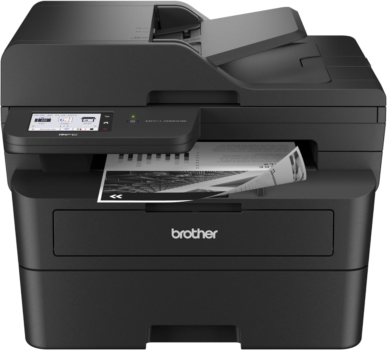 Brother MFC-L2880DW XL, Wireless Mono Laser Multi-Function, 34Ppm, up to 5000Pgs In-Box Toner, Black