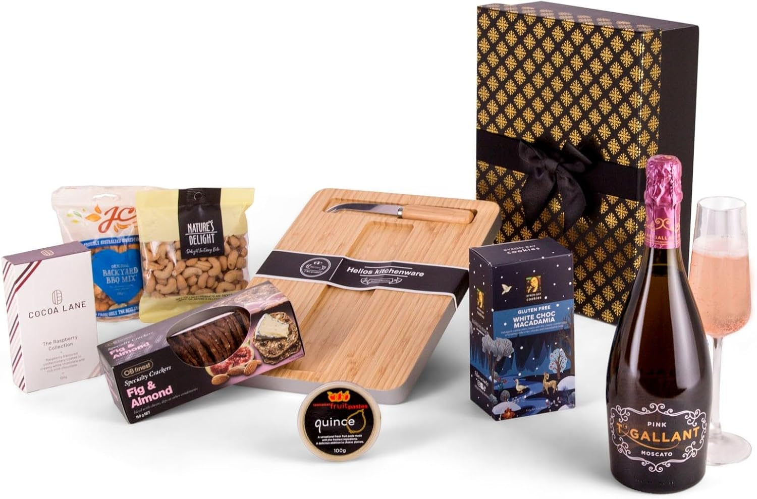 Cheese Board & Sparkling Gift Box Hamper