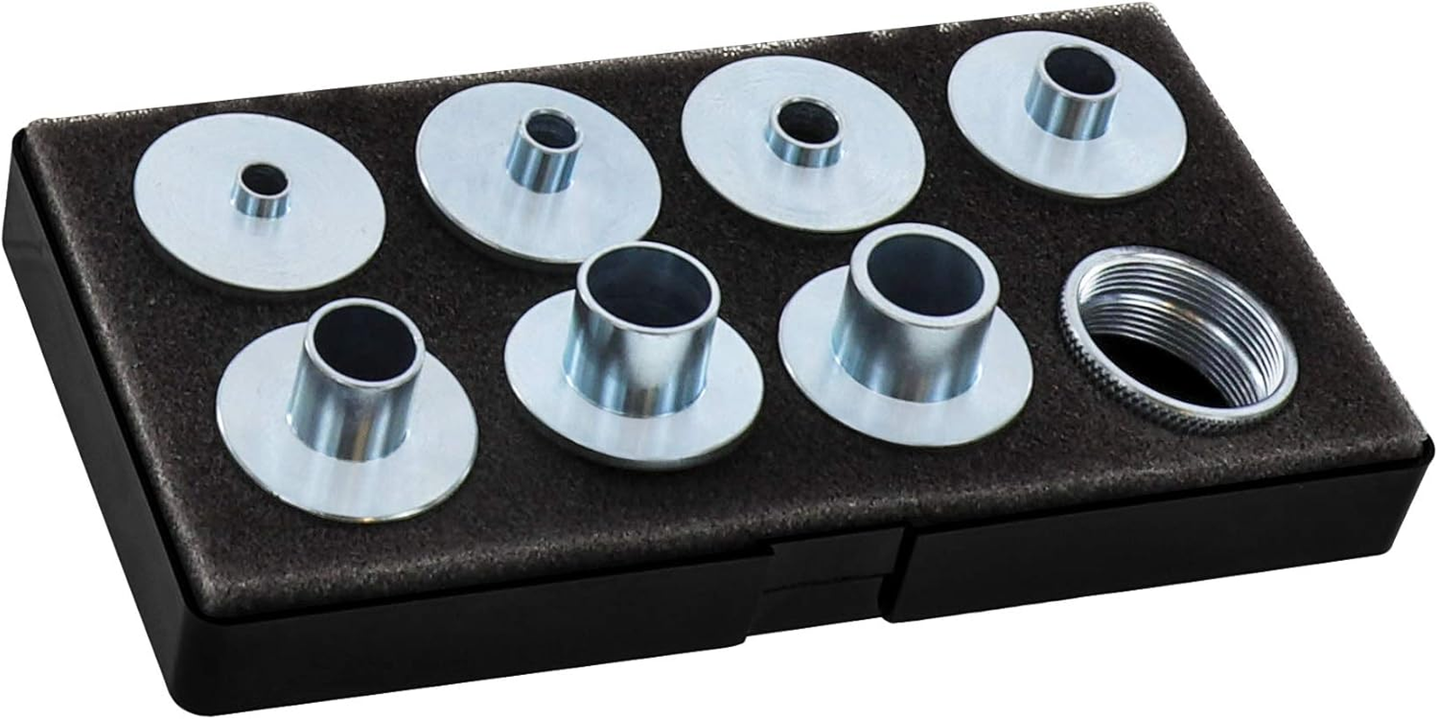 Milescraft Imperial Metal Bushing Set for Plunge Routers image number 2