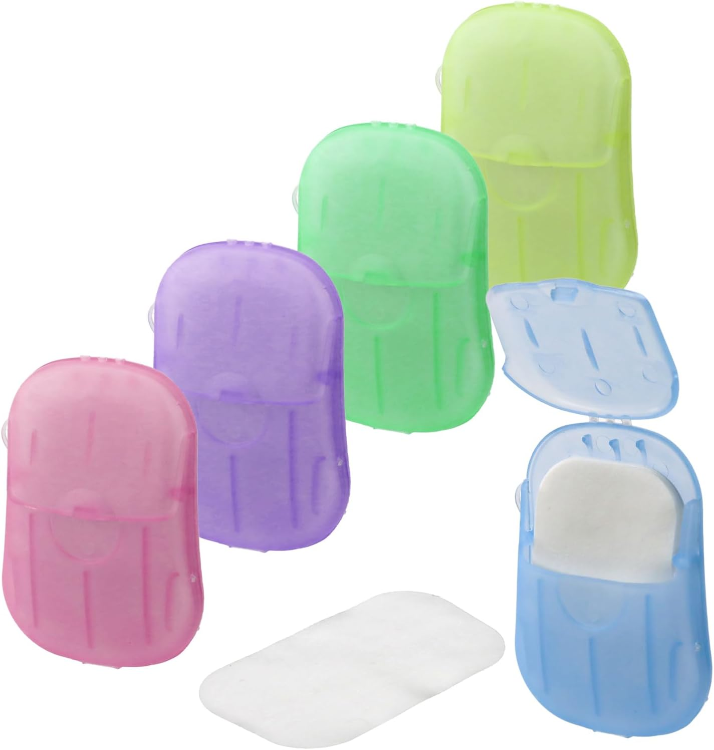 Patty Both Soap Sheets for Traveling,5 Pack Portable Soap Paper,Effectively Cleans Stains, Suitable for School Indoor, Outdoor,Bbq, Camping, Hiking, Traveling image number 1