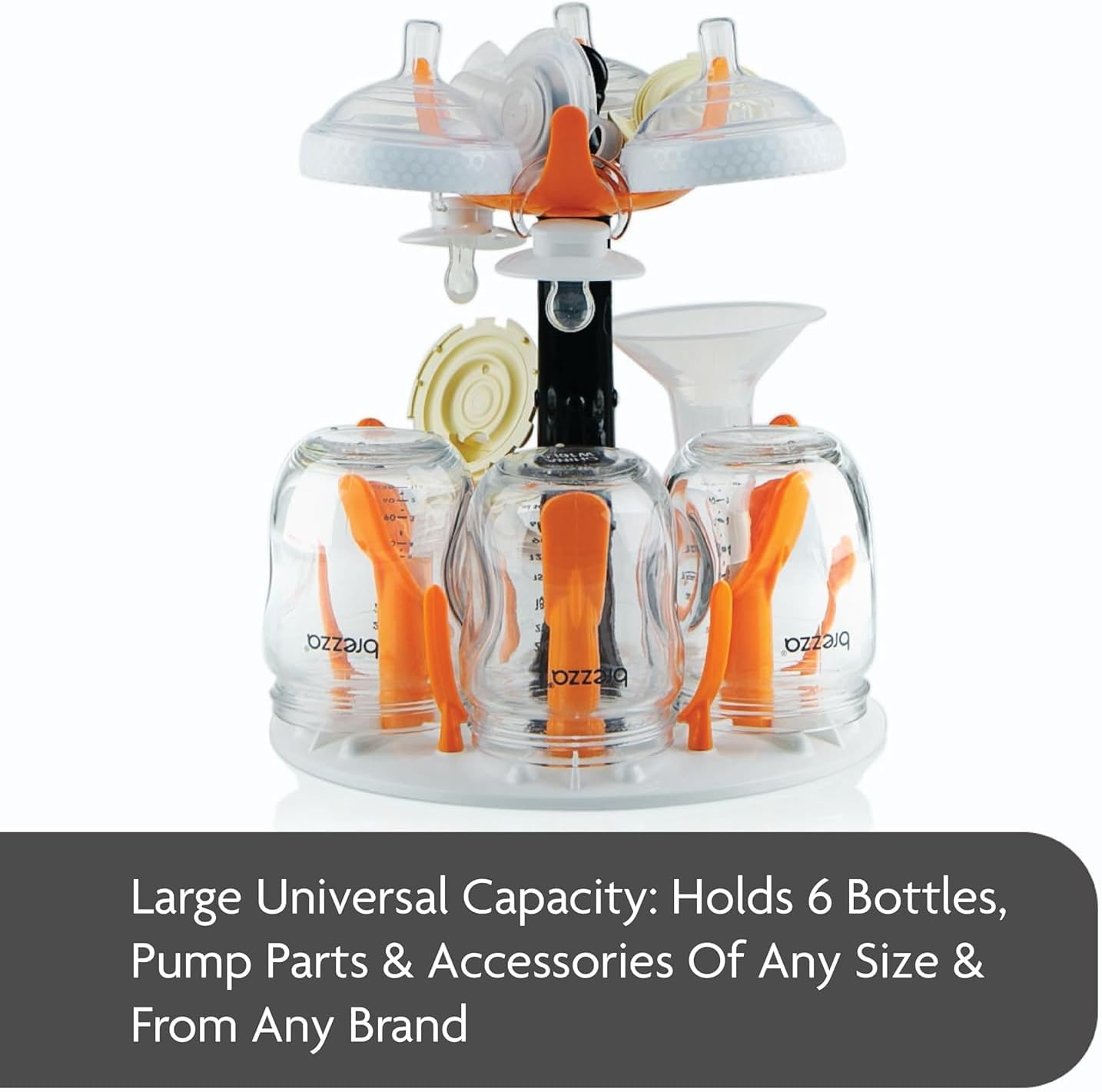 Baby Brezza Baby Bottle Sterilizer and Dryer Machine &ndash; Electric Steam Sterilization - Universal Fit - Pacifiers, Glass, Plastic, and Newborn Feeding Bottles