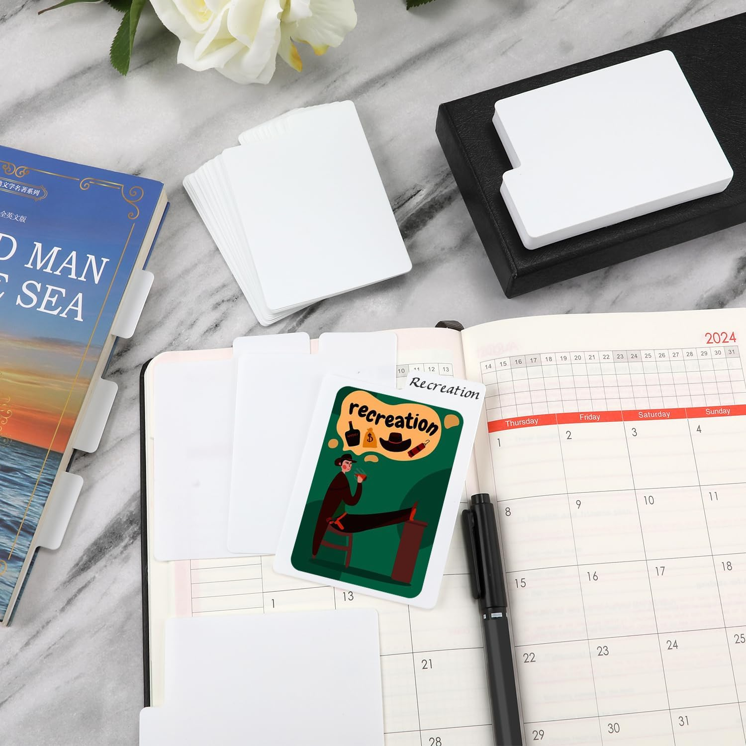 100Pcs Collectible Card Dividers, 2.7X3.8 Inch Plastic Divider Cards Separators Trading Card Organizer Reusable Card Sorting Dividers for Games Sports Supplies image number 6