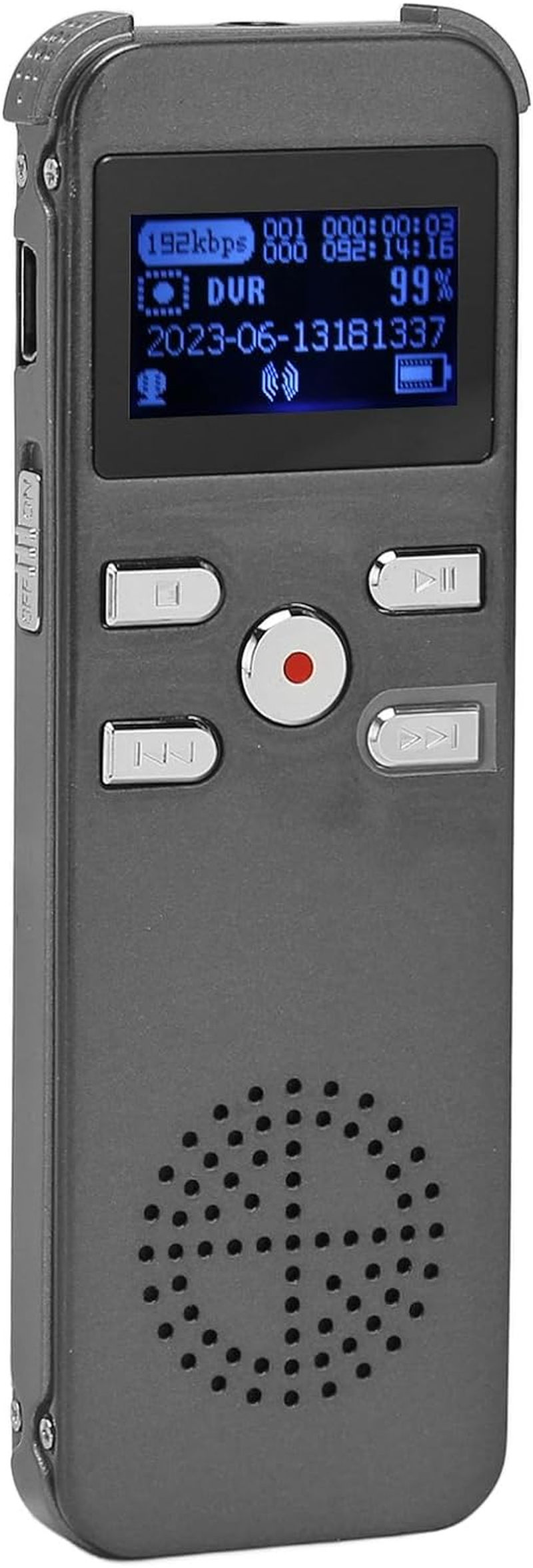 Digital Voice Recorder, Noise Reduction Voice Activated Recorder with Playback, MP3 Player Portable Audio Recorder Dictaphone for Lectures Meetings (16G) image number 3