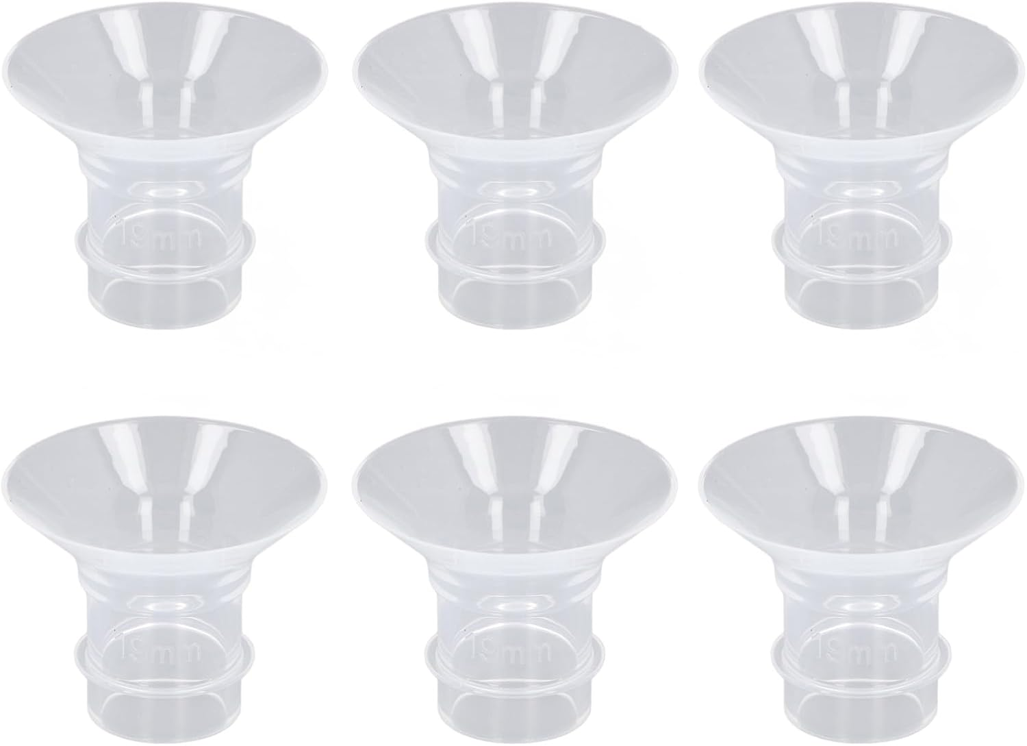 Cryfokt Pump Flange Inserts, Portable 6Pcs Hands Flange Inserts Wearable Lightweight Spectra 24Mm Shields Flanges for Home Use (19MM) image number 5