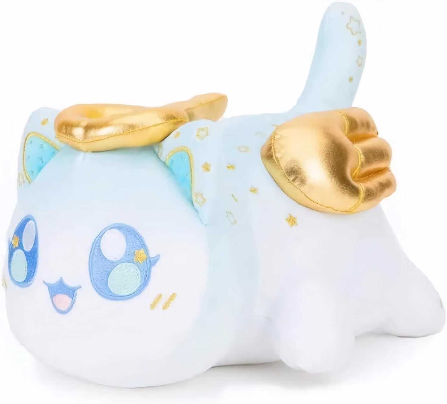 9.8'' Angel Cat Plushies - Cute and Soft Anime Cartoon Stuffed Animal Figure Toy Plush Pillow image number 5