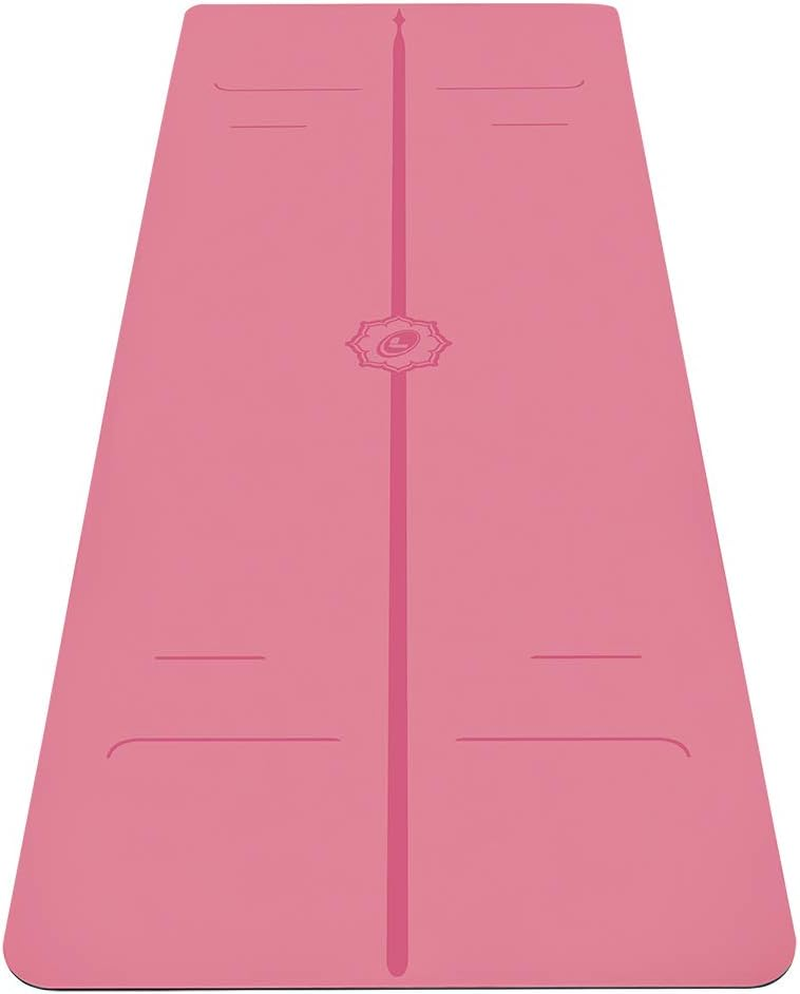 Liforme Evolve Yoga Mat &ndash; Free Yoga Bag Included - Patented Alignment System, Warrior-Like Grip, Non-Slip, Eco-Friendly and Biodegradable, Sweat-Resistant, Long, Wide and 4.2Mm Thick Mat for Comfort