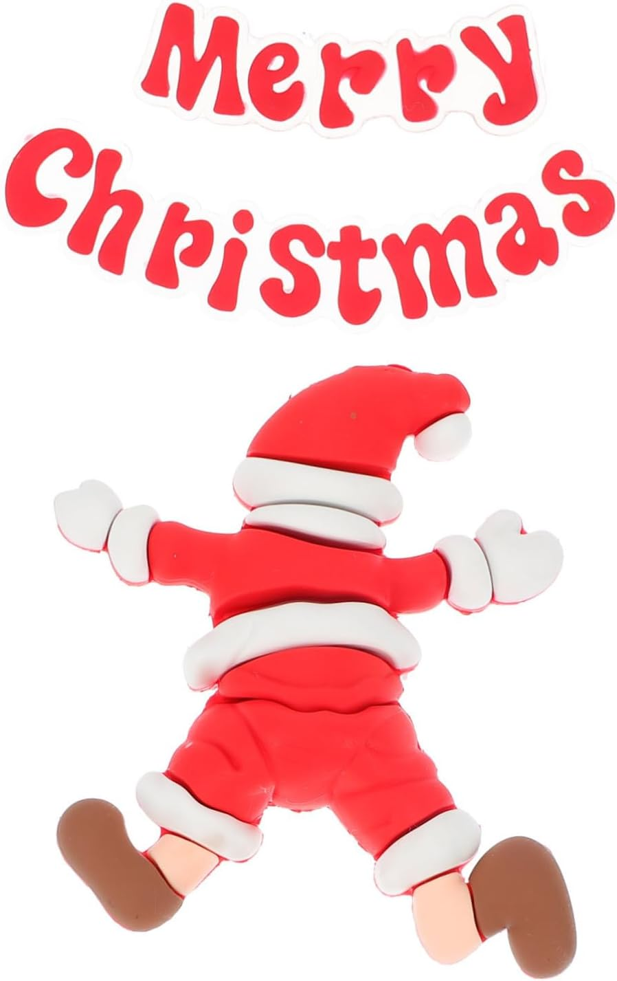 NOLITOY Christmas Cake Topper Xmas Theme Soft Sled Santa Cake Decoration Insert for Holiday Dessert Fondant Christmas Home Decor image number 5