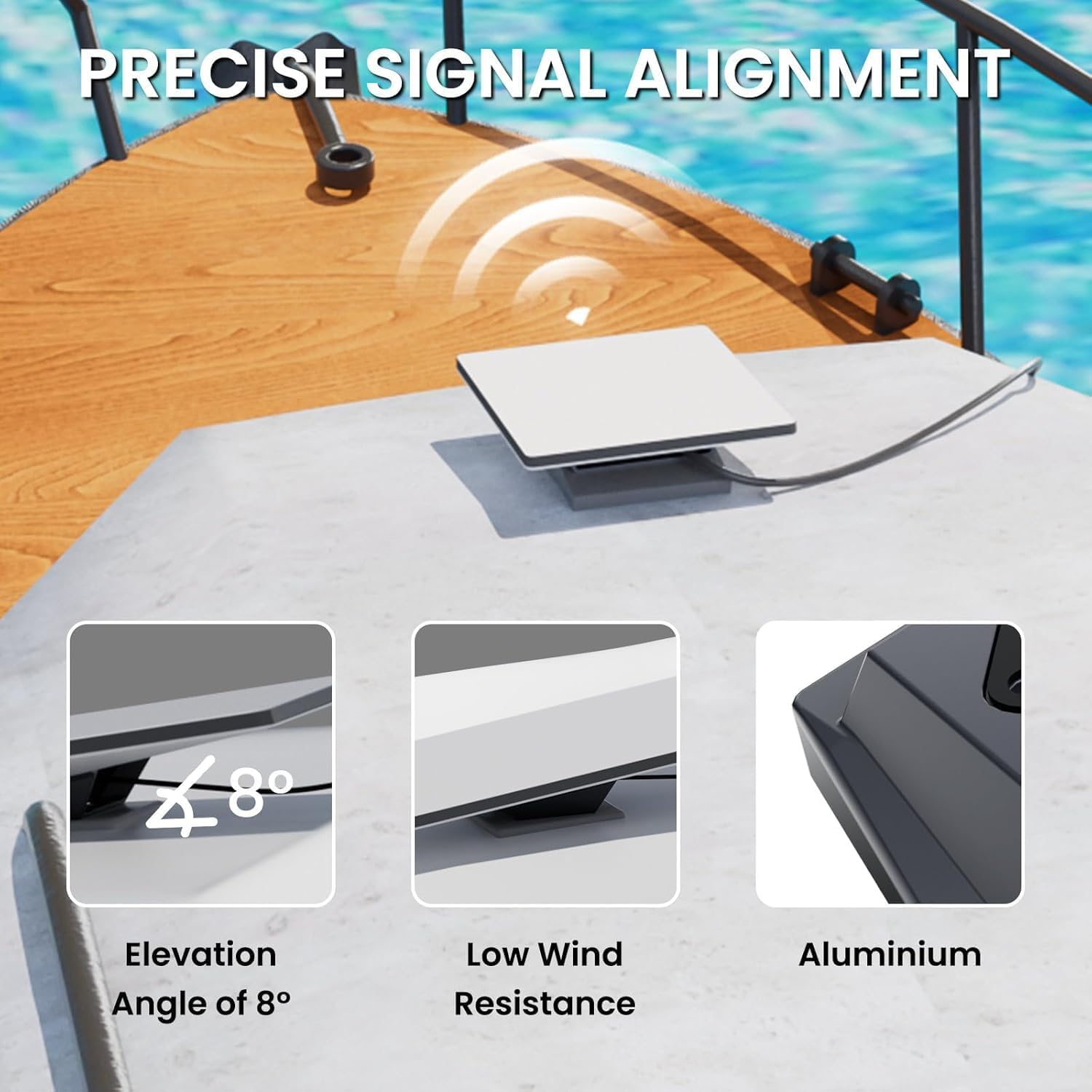 Starlink Mini Mount Kit& Anti-Theft Mounting Solution: Aluminum Alloy Kit for Roof, Tiny House, Mobile Office & Outdoor Adventures image number 3