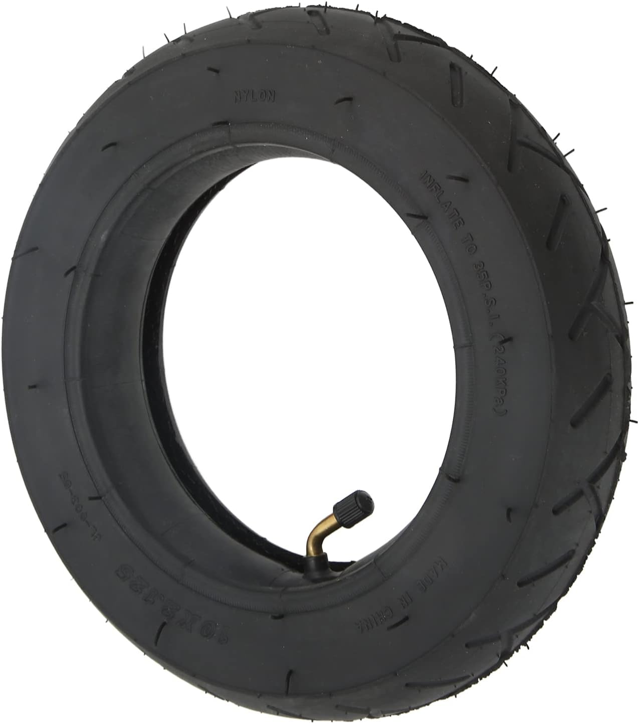 10X2.125 10Inch Electric Scooter Tire, Good Shock Absorption & Strong Grip Scooter Replacement Tire with Inner Tube, Solid Rubber Tires for Electric Scooter image number 2