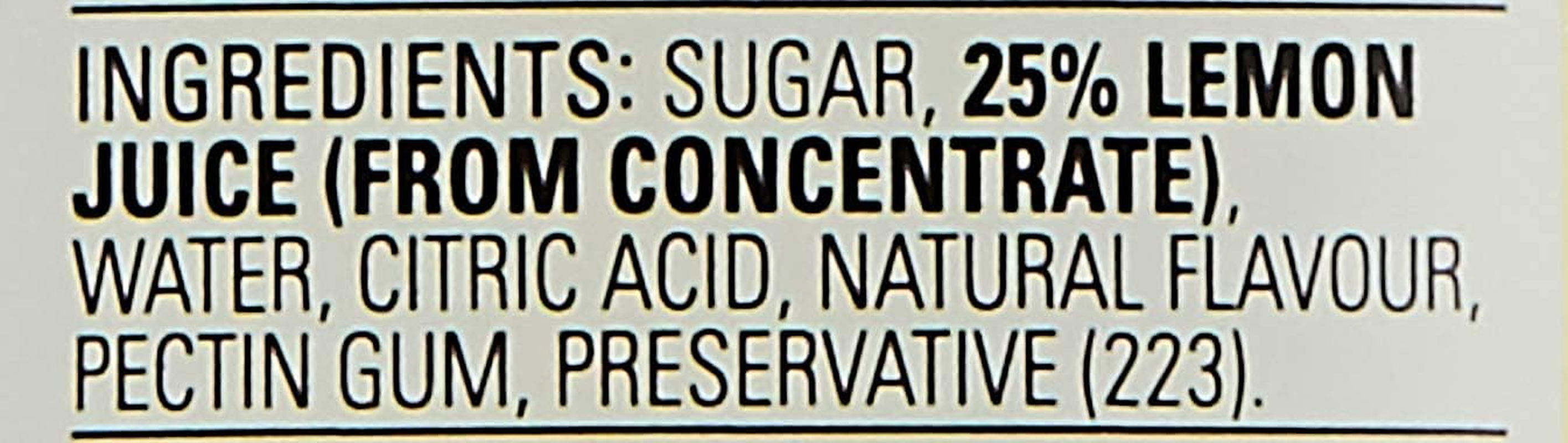 Bickfords Lemon Juice Cordial 750Ml image number 1