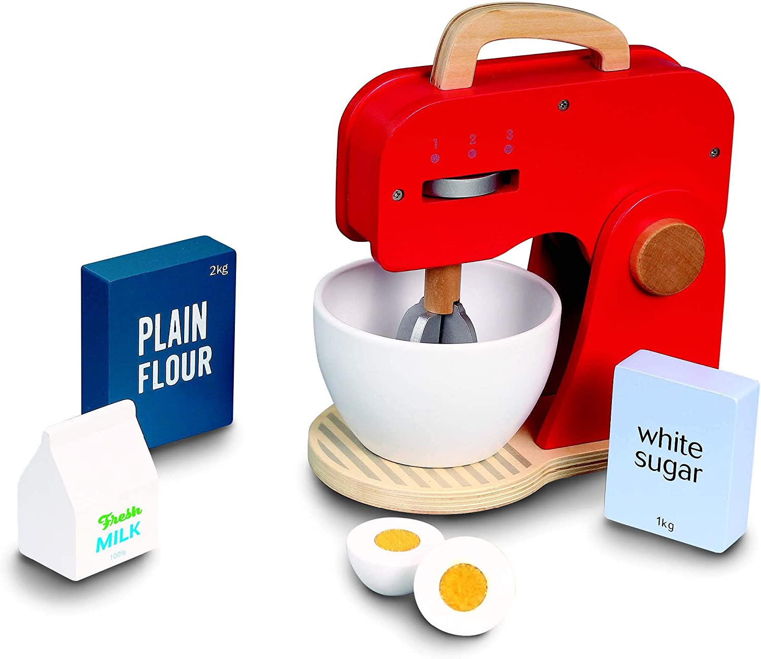 Bubbadoo 61-8102 Kids Wooden Mixer Playset image number 1