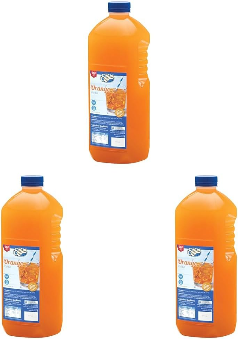 Edlyn Traditional Diet Orange Cordial 2 Litre image number 5