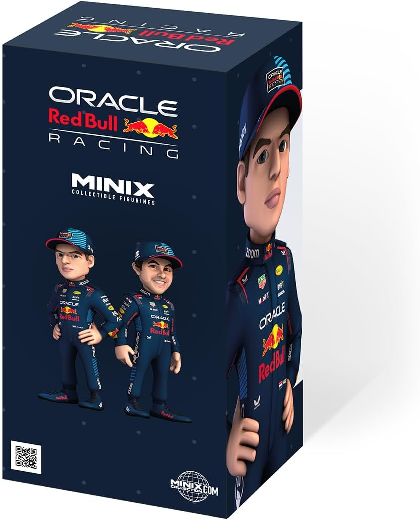 Minix Formula 1 Redbull Print Max Verstappen Collectible Figure, 12 Cm Height image number 5
