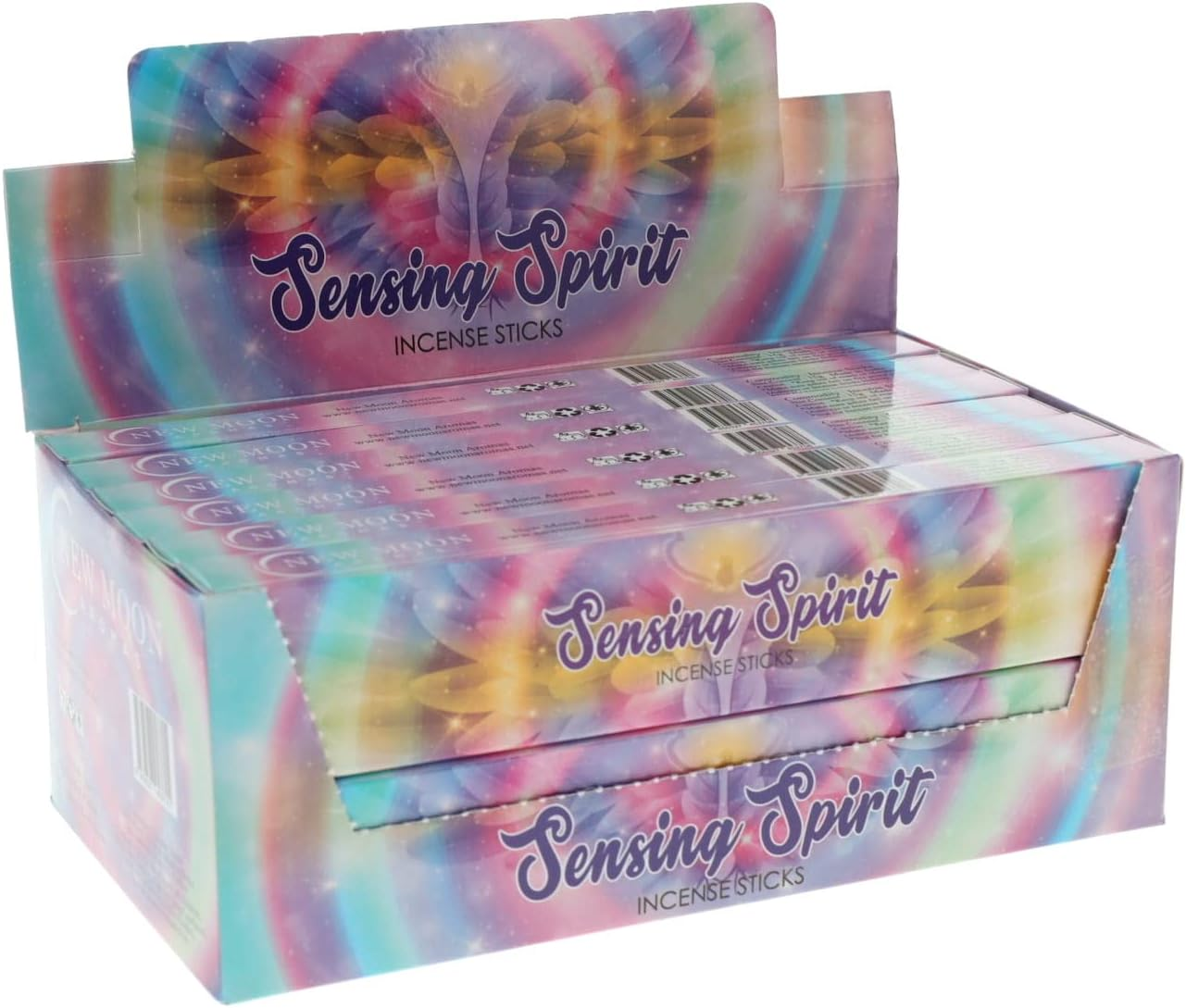 Sensing Spirit Incense Sticks - Bulk - Natural - 12 Packs of 15GM - Total 120+ Incense Sticks image number 1