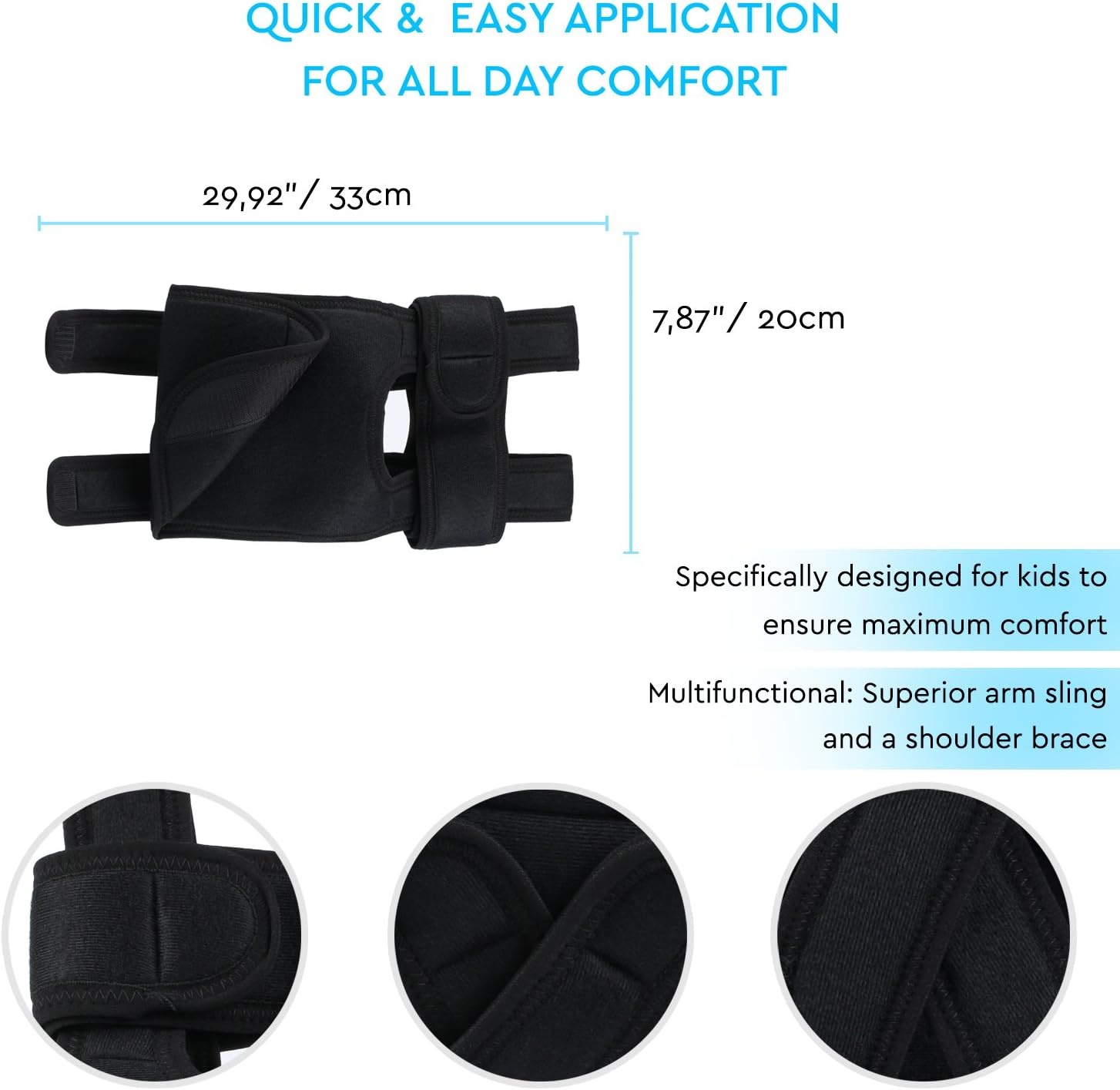 Soles Shoulder Immobilizing Velpau Bandage Pediatric (SLS511PD) image number 4