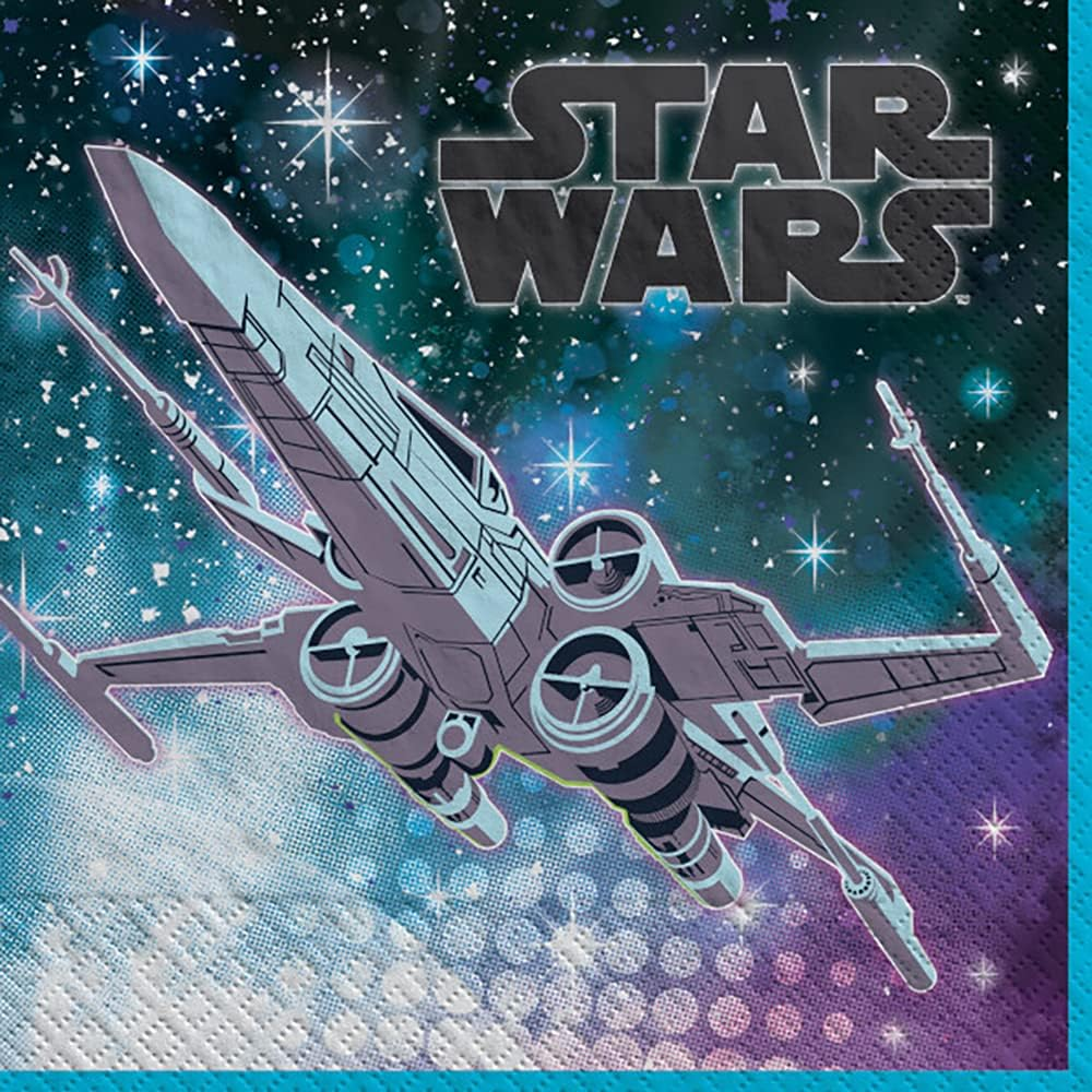Amscan Star Wars Galaxy Lunch Napkins (Pack of 16)
