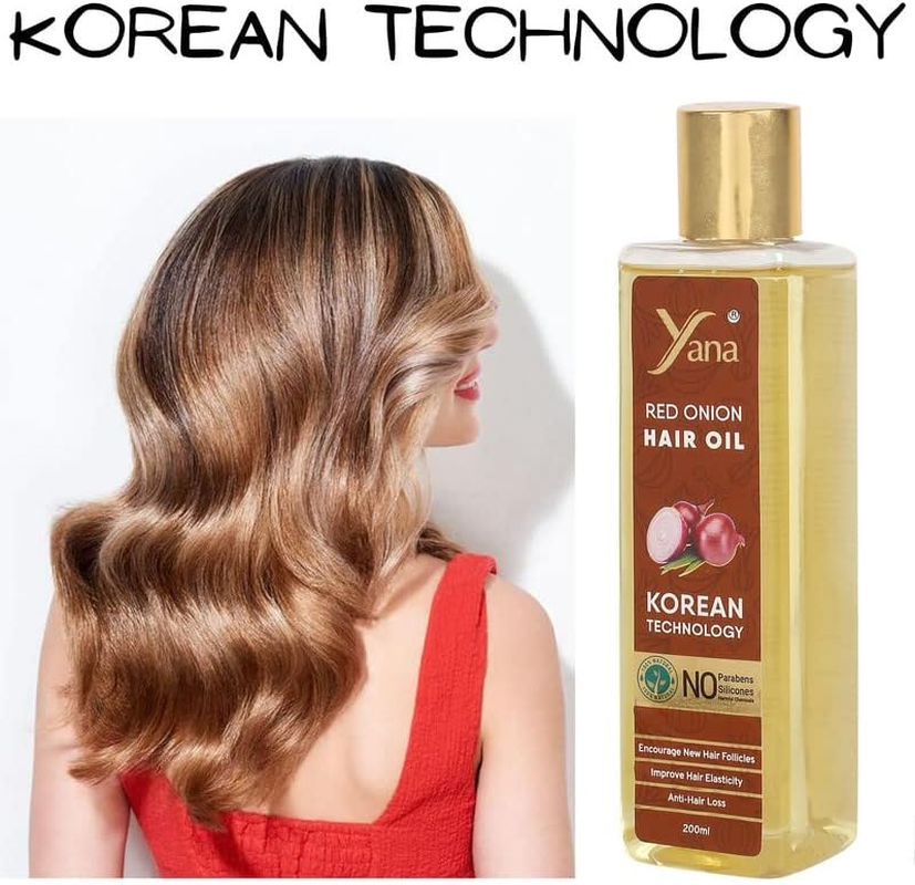 Onion Oil Hair,Onion Hair Oil Longer Hair Nourishing Strengthening Repairing by Korean Technology image number 3