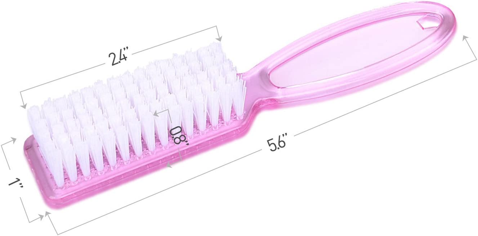 Yesker Handle Nail Hand Scrubbing Cleaning Brush-10 Pcs