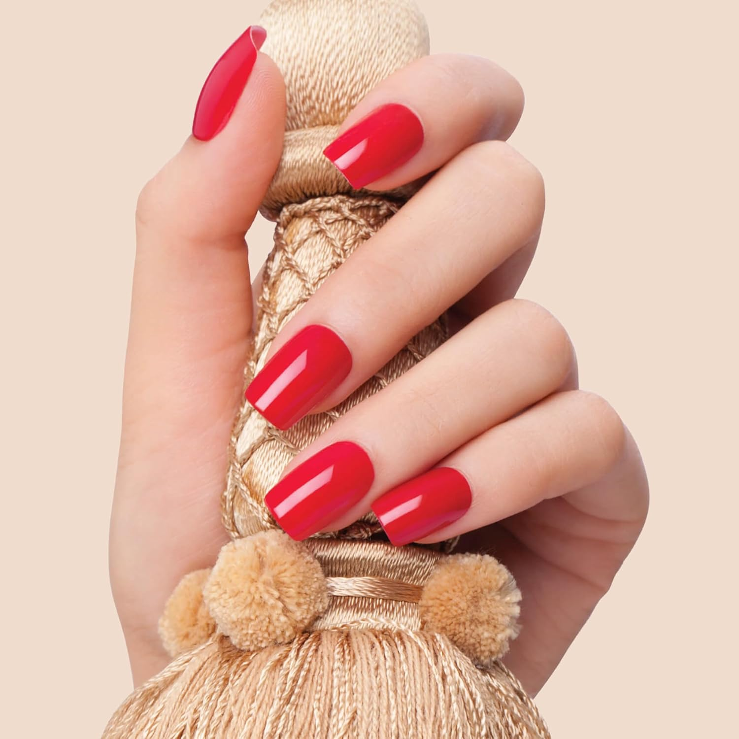 KISS Products 100 Full Cover Nails (100PS14GT), Short Square, 0.24 Pound image number 4