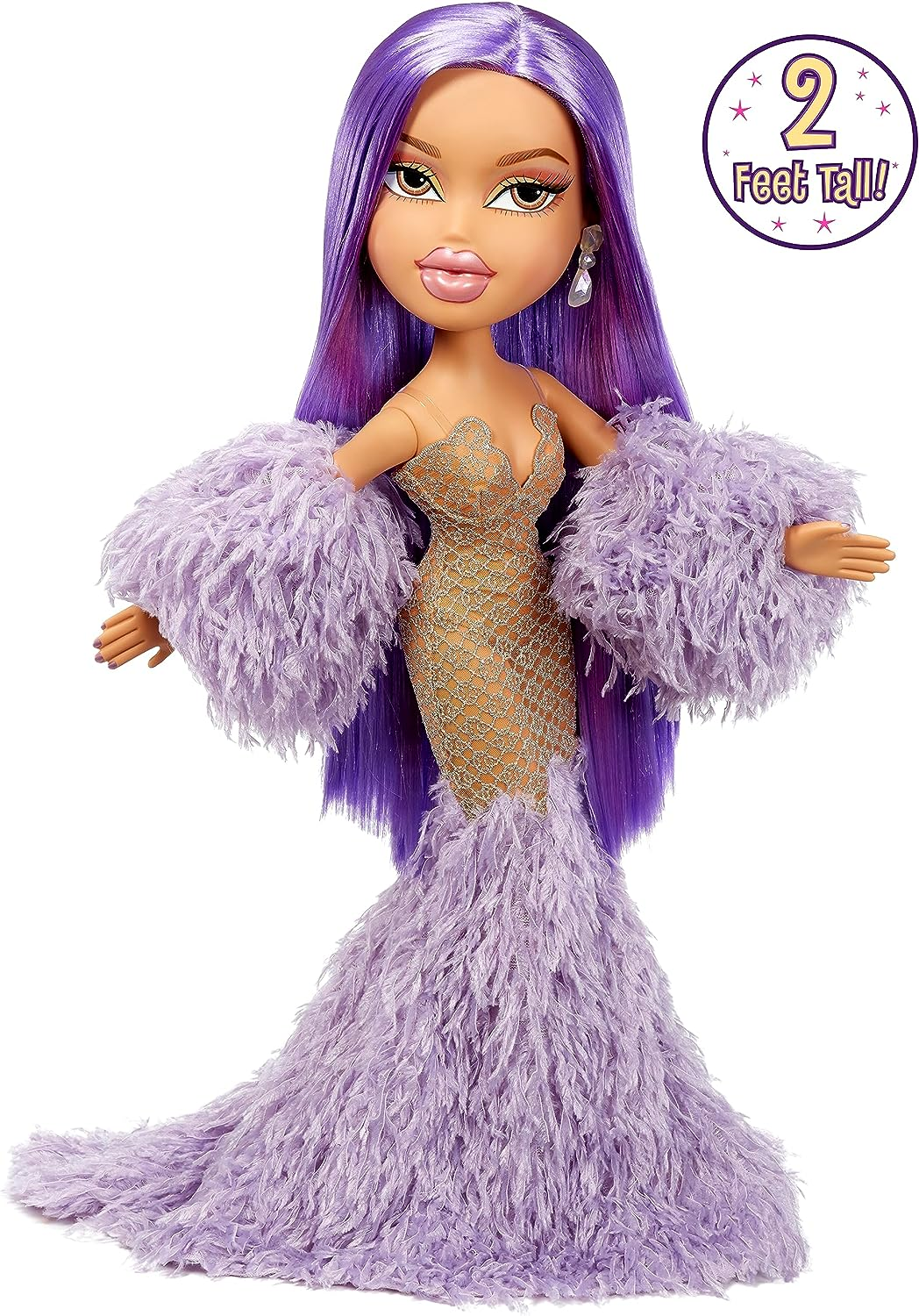 Bratz X Kylie Jenner - 24-Inch Large-Scale Fashion Doll with Gown, 2 Feet Tall image number 6