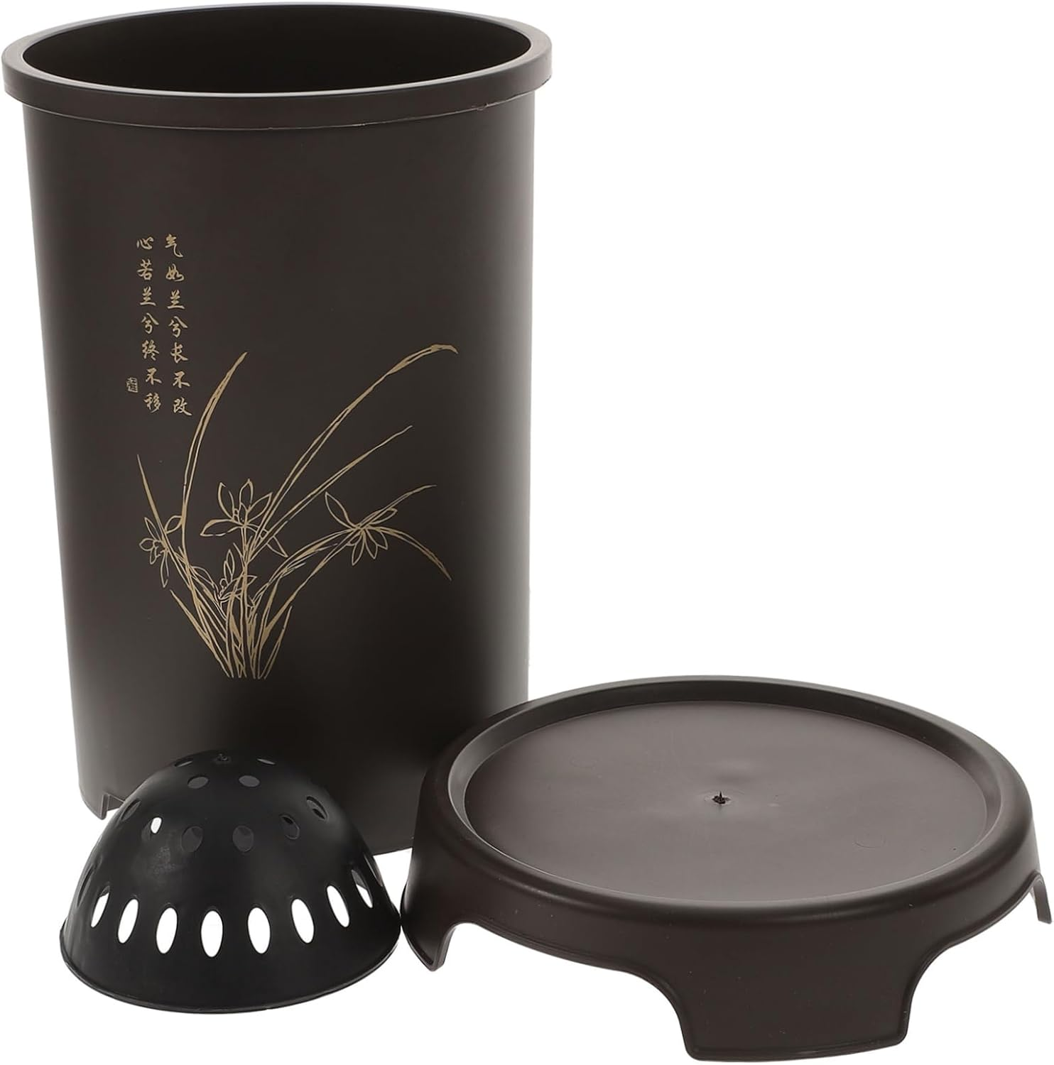 BESPORTBLE Imitation Purple Sand Flower Pot Resin Indoor Plant Pot for Household Flowerpots Gardening Supplies