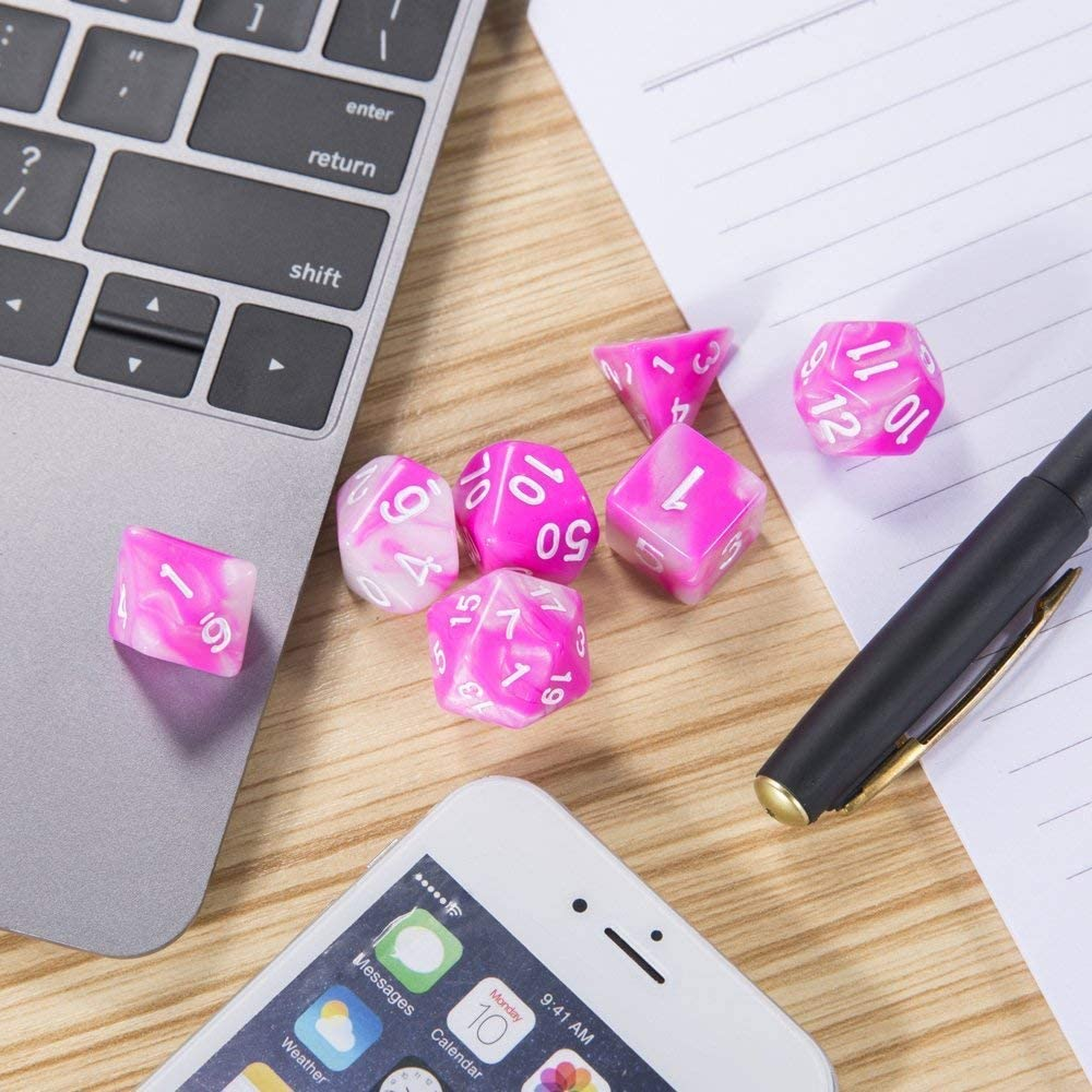 DND Dice Set 42PCS Polyhedral D&D Dice for Roleplaying Dice Games as Dungeons and Dragons MTG RPG image number 4