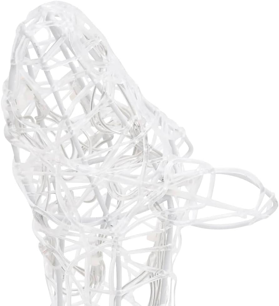 Christmas Reindeer, Xmas Light up Reindeer Outdoor Yard Christmas Decoration Acrylic Reindeer Family Christmas Decoration 160 LED Warm White image number 3