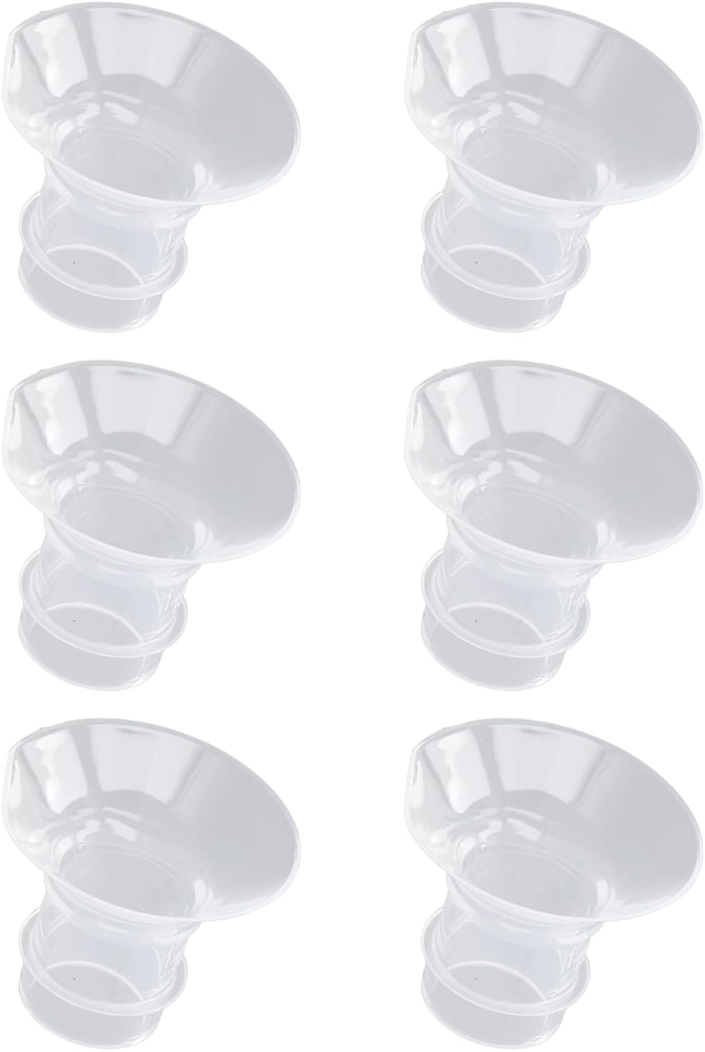 Cryfokt Pump Flange Inserts, Portable 6Pcs Hands Flange Inserts Wearable Lightweight Spectra 24Mm Shields Flanges for Home Use (19MM) image number 2