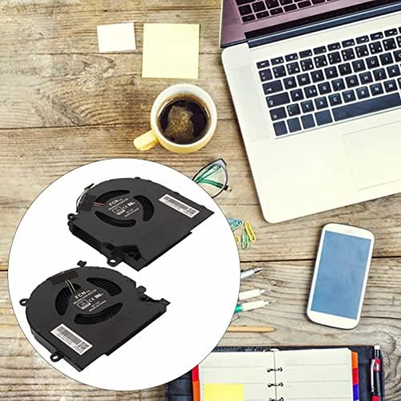 Laptop Cooling Fan, 4 Pin Replacement Cooling Fan for OMEN 15 EK TPN Q236 Fans Cooler Radiator M04216 001 ND8CC02 19J22 19J23 M04215 001 ND8CC03 19C23 (CPU+GPU) image number 6